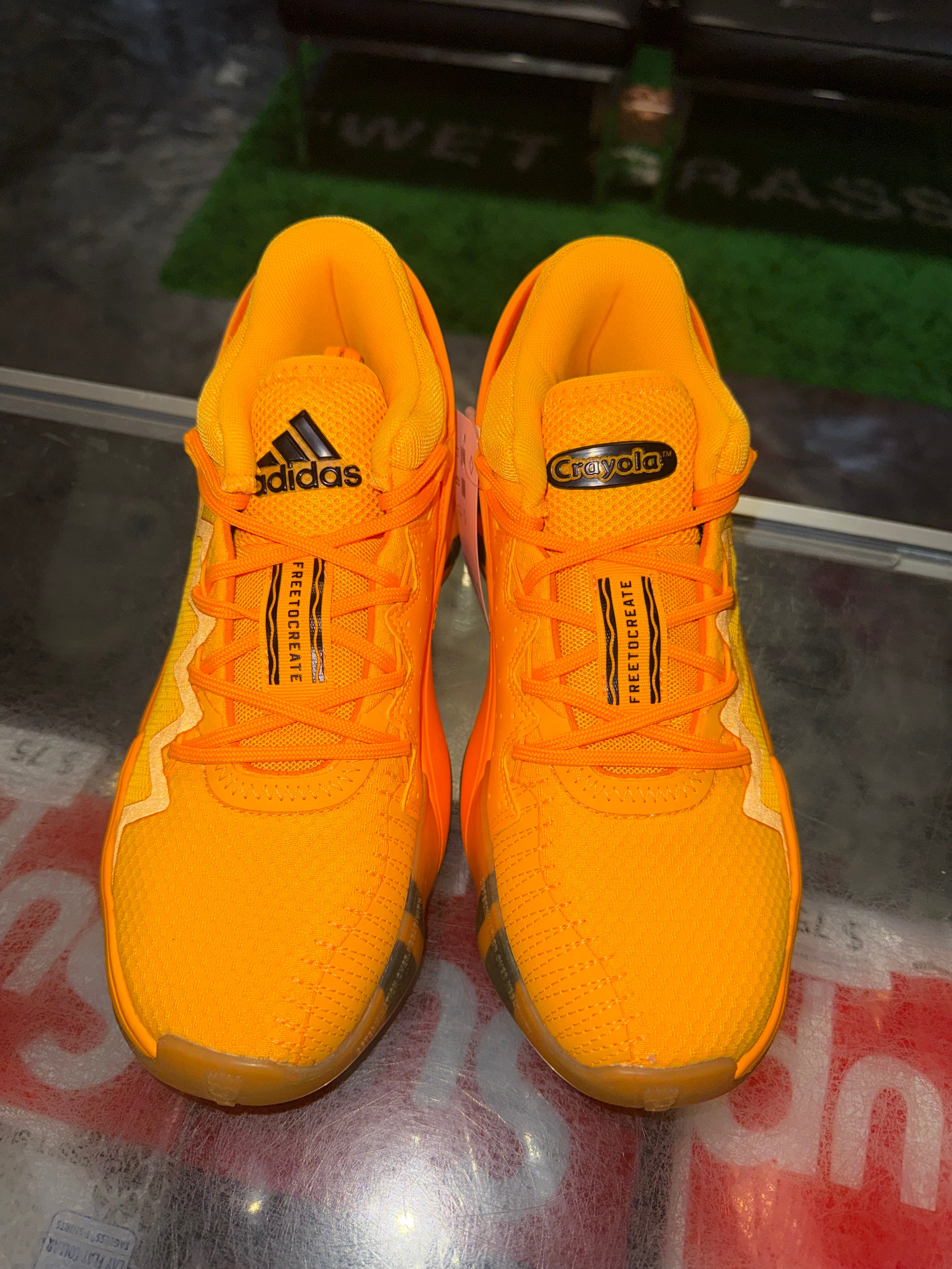 Size 5y Adidas DON Issue #2 Crayola “Solar Gold” Brand New