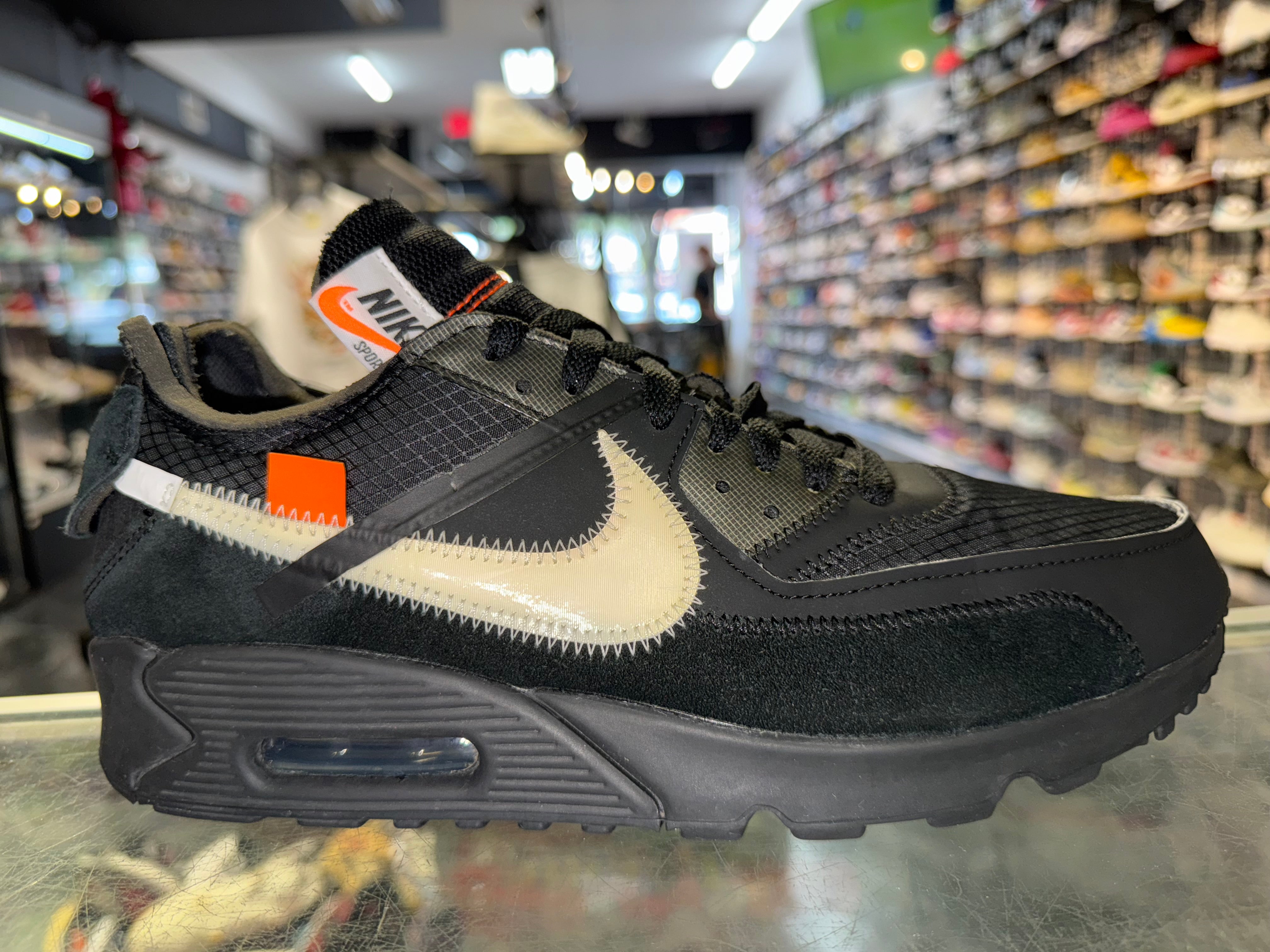 Size 9 Air Max 90 Off White "Black"