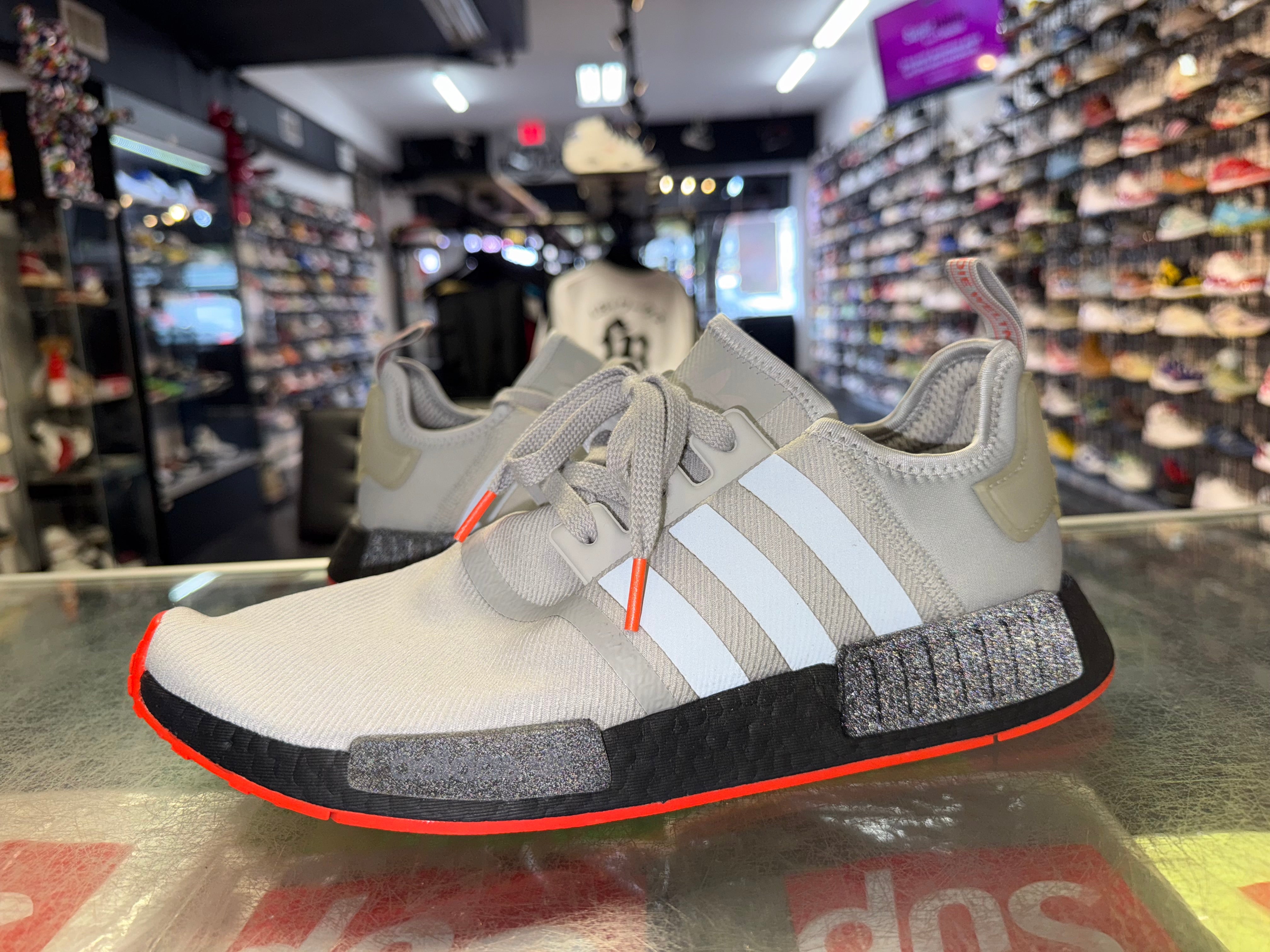Size 11 Adidas NMD R1 "Black Grey Red"
