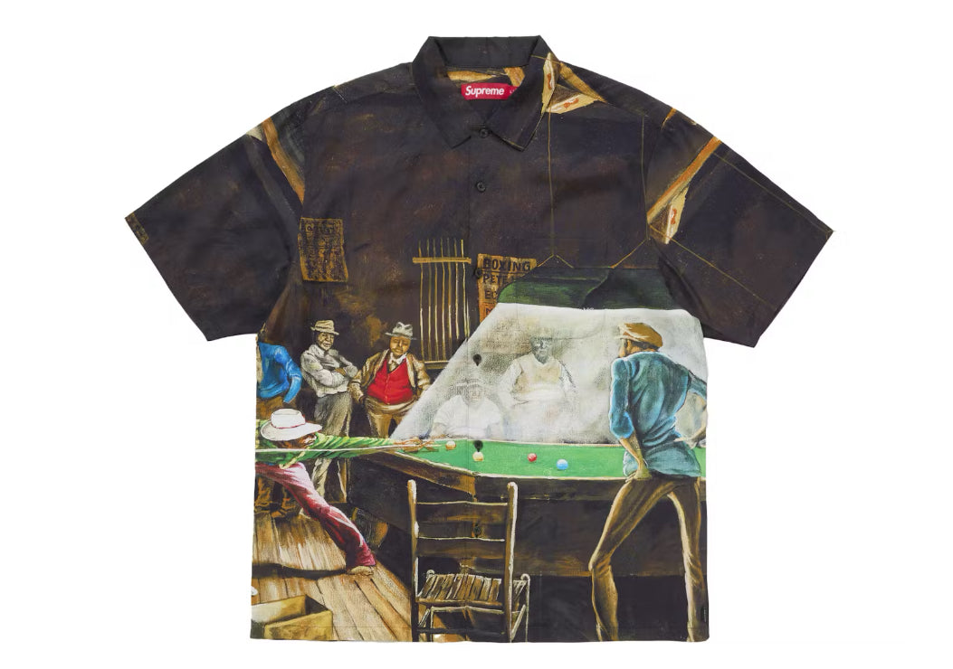 Size L Supreme Ernie Barnes Button Up “Pool House” Brand New