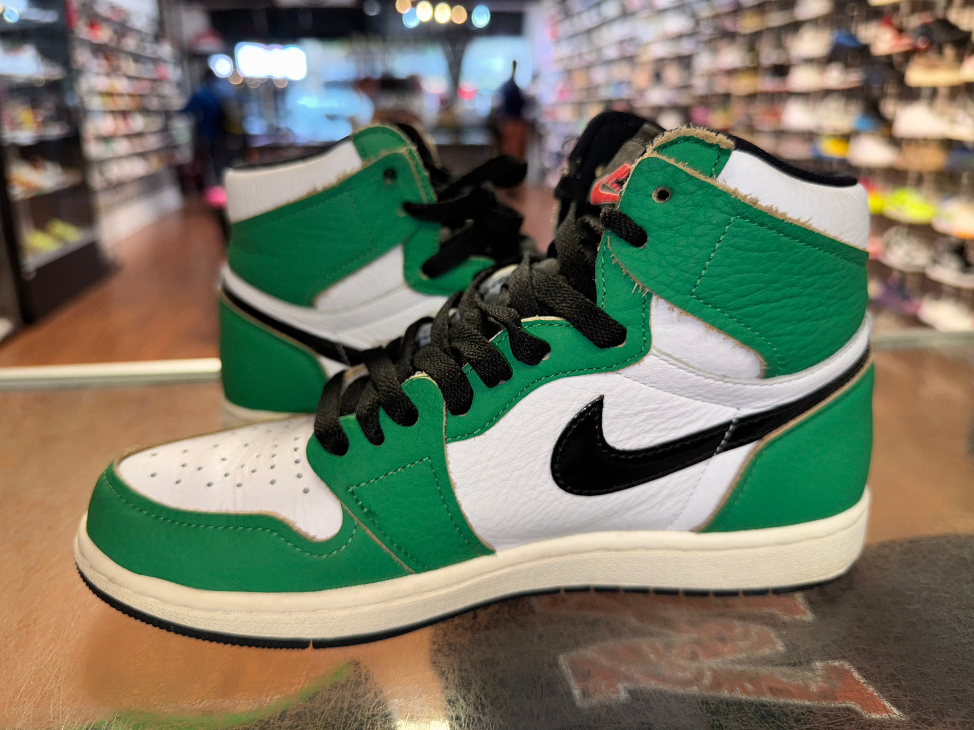 Size 5.5 (7W) Air Jordan 1 "Lucky Green"