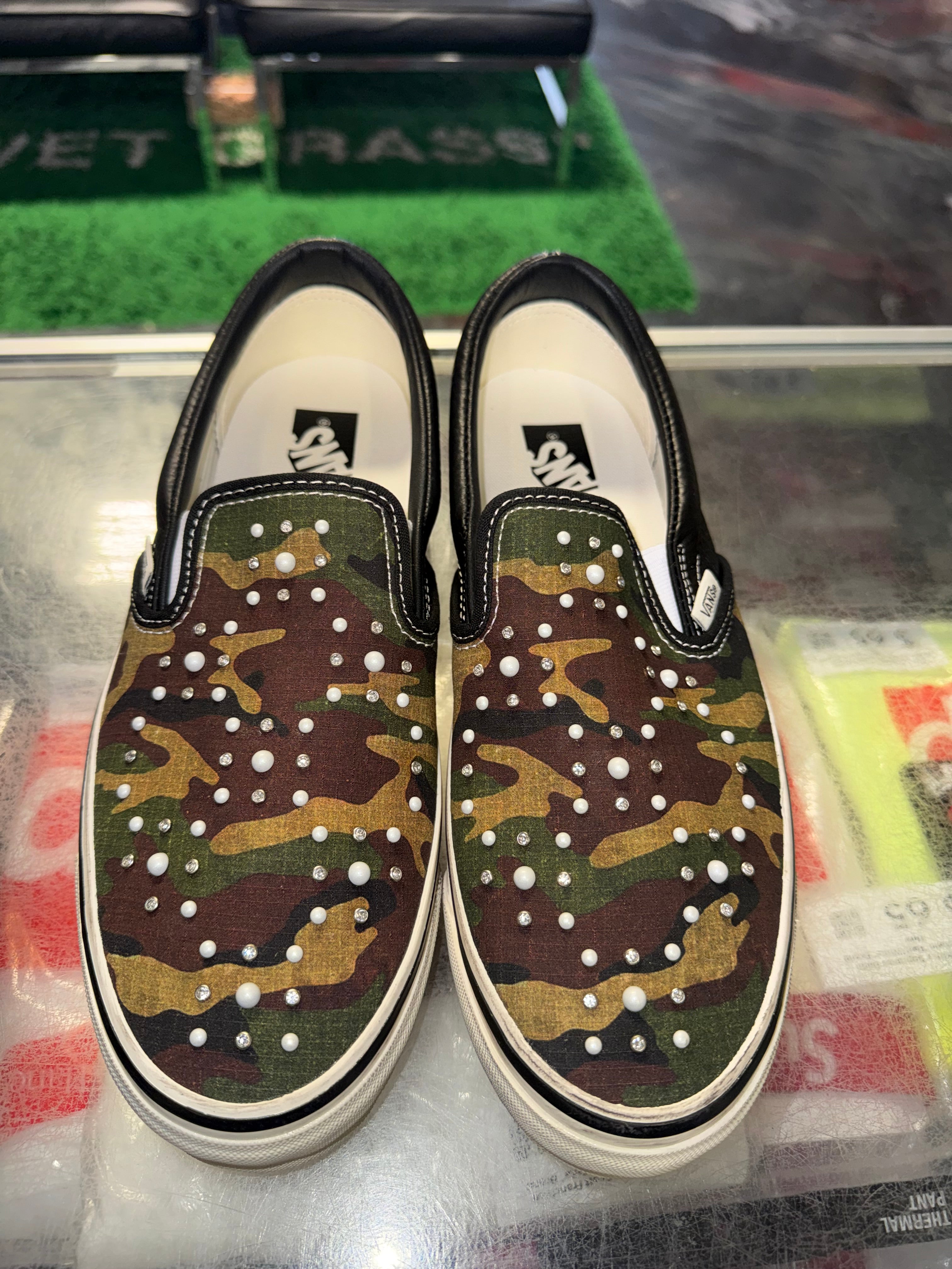 Size 10 Vans Slip On 98 Pearlized Pack “Camo” Brand New