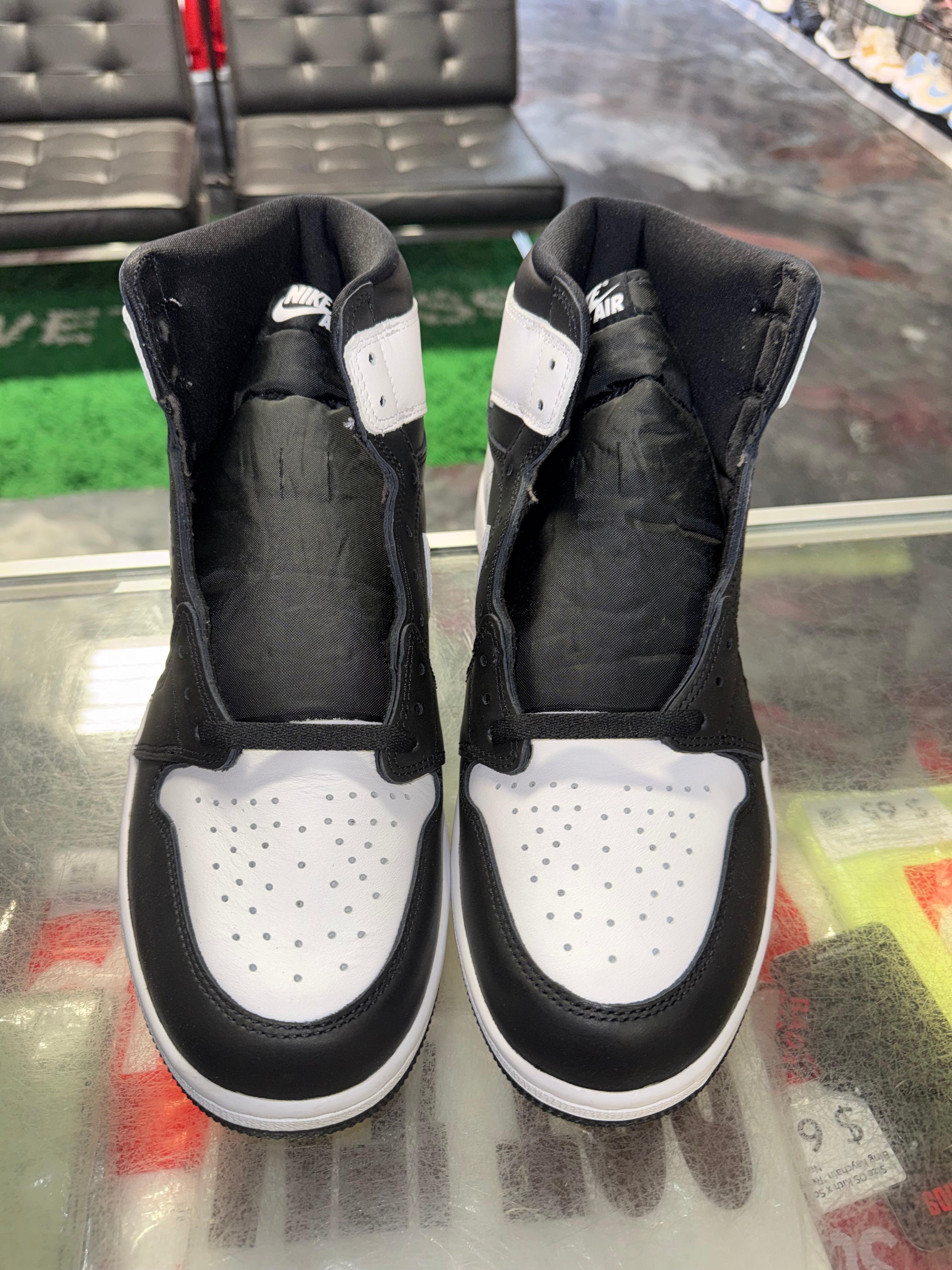 Size 12.5 Air Jordan 1 "Black White" Brand New