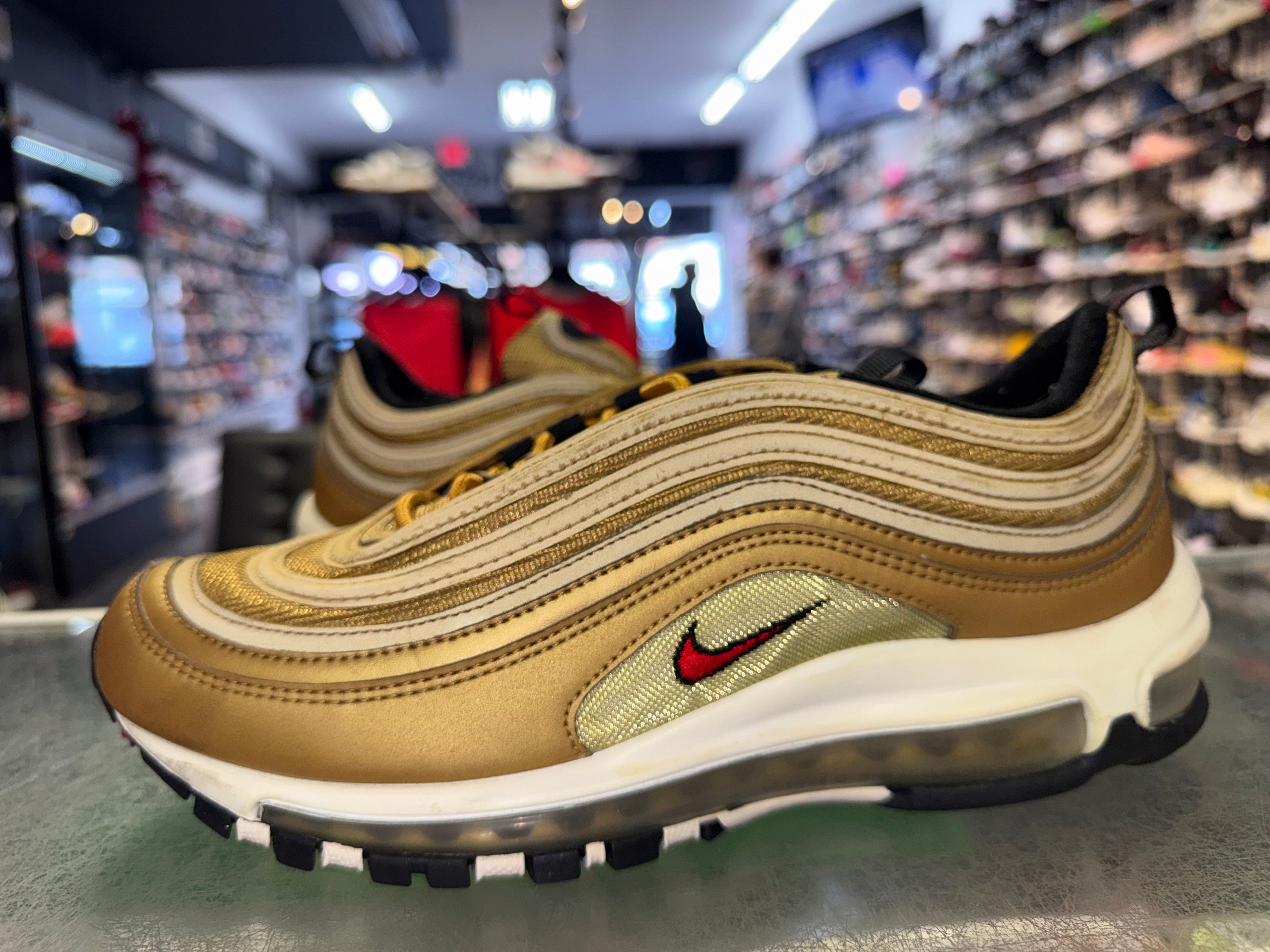 Size 8 Air Max 97 "Metallic Gold"
