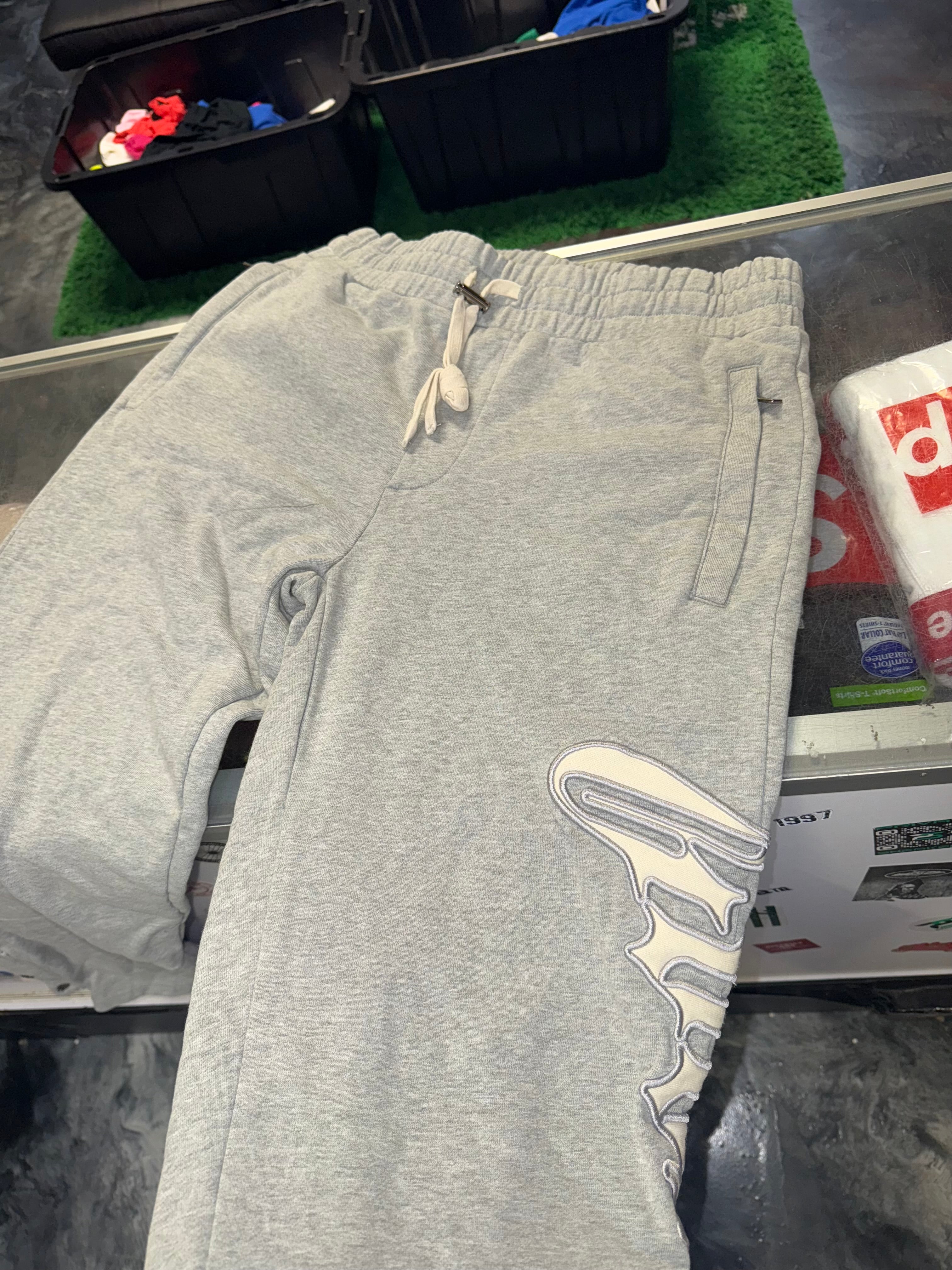 Size L Godspeed Classic Logo Sweatpants “Grey”