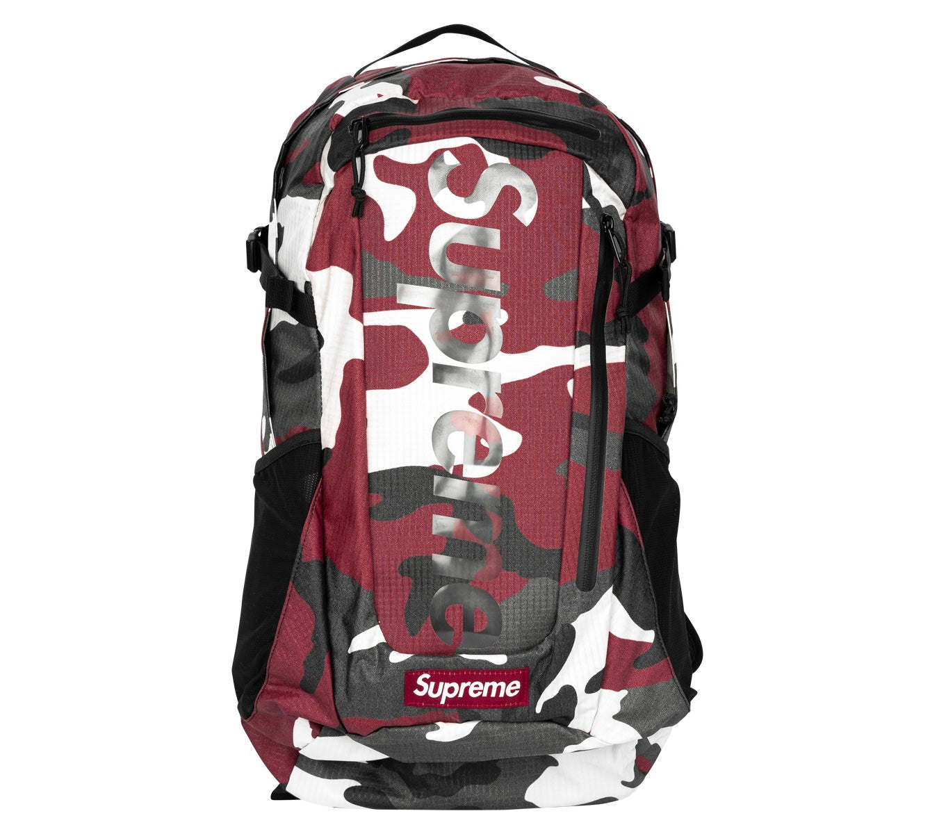 Size OS Supreme Backpack SS21 “Red Camo”