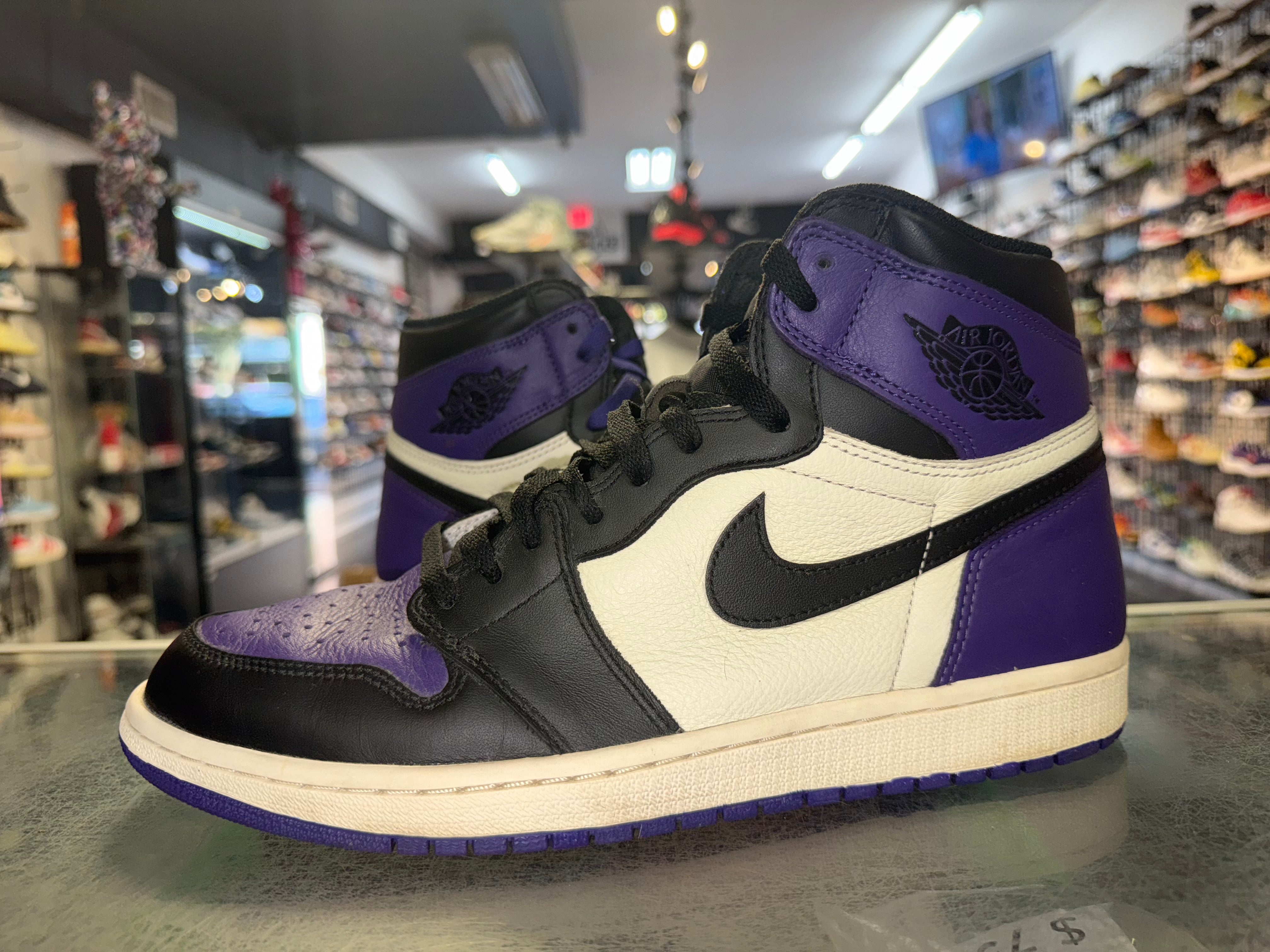 Size 11 Air Jordan 1 "Court Purple"