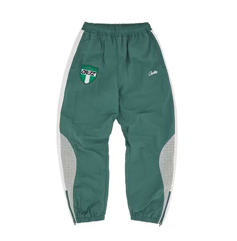 Size M Corteiz Olympic Shuku Pants “Green/White” Brand New