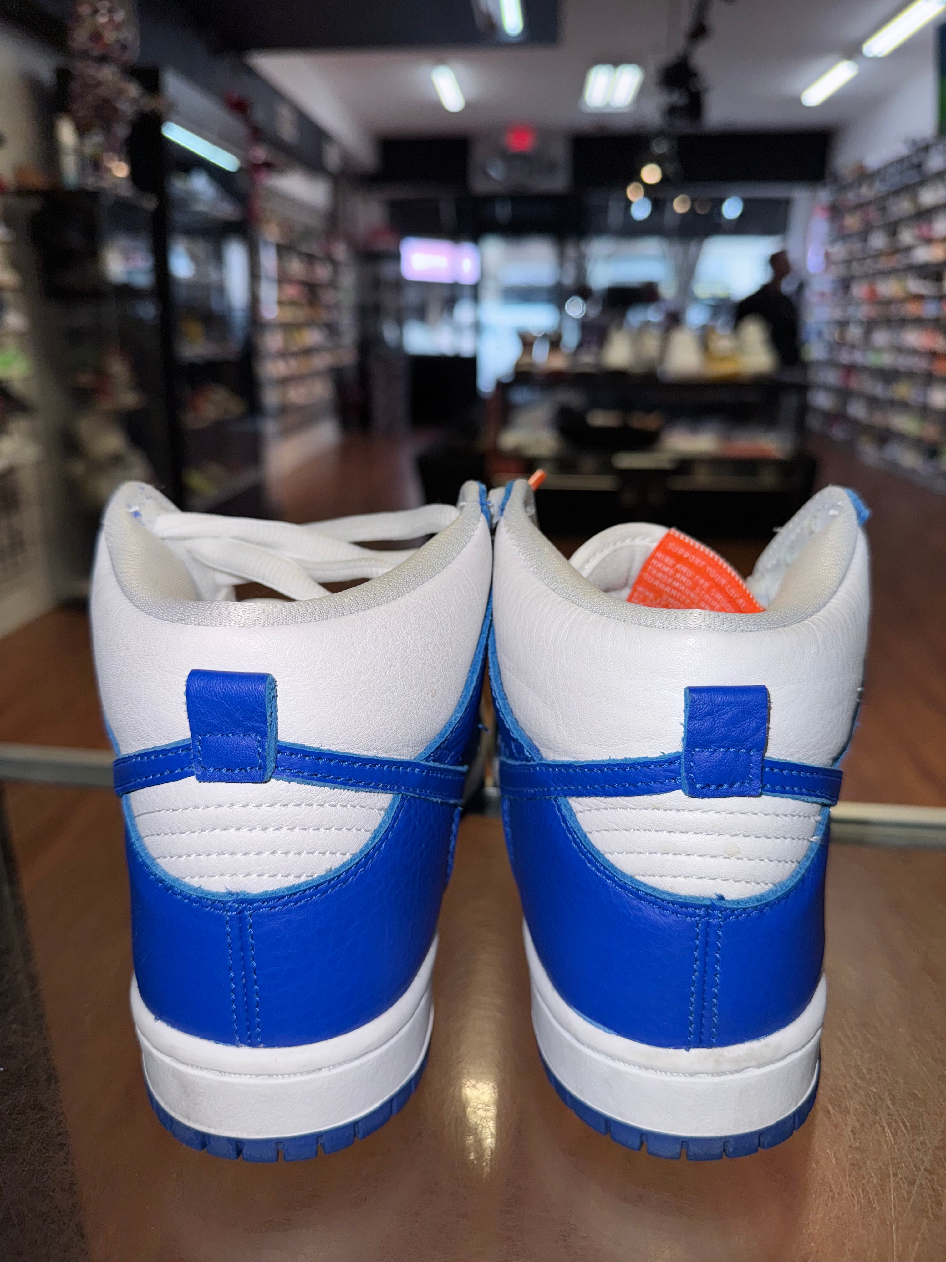 Size 6.5 Dunk High SB "Orange Label Blue"
