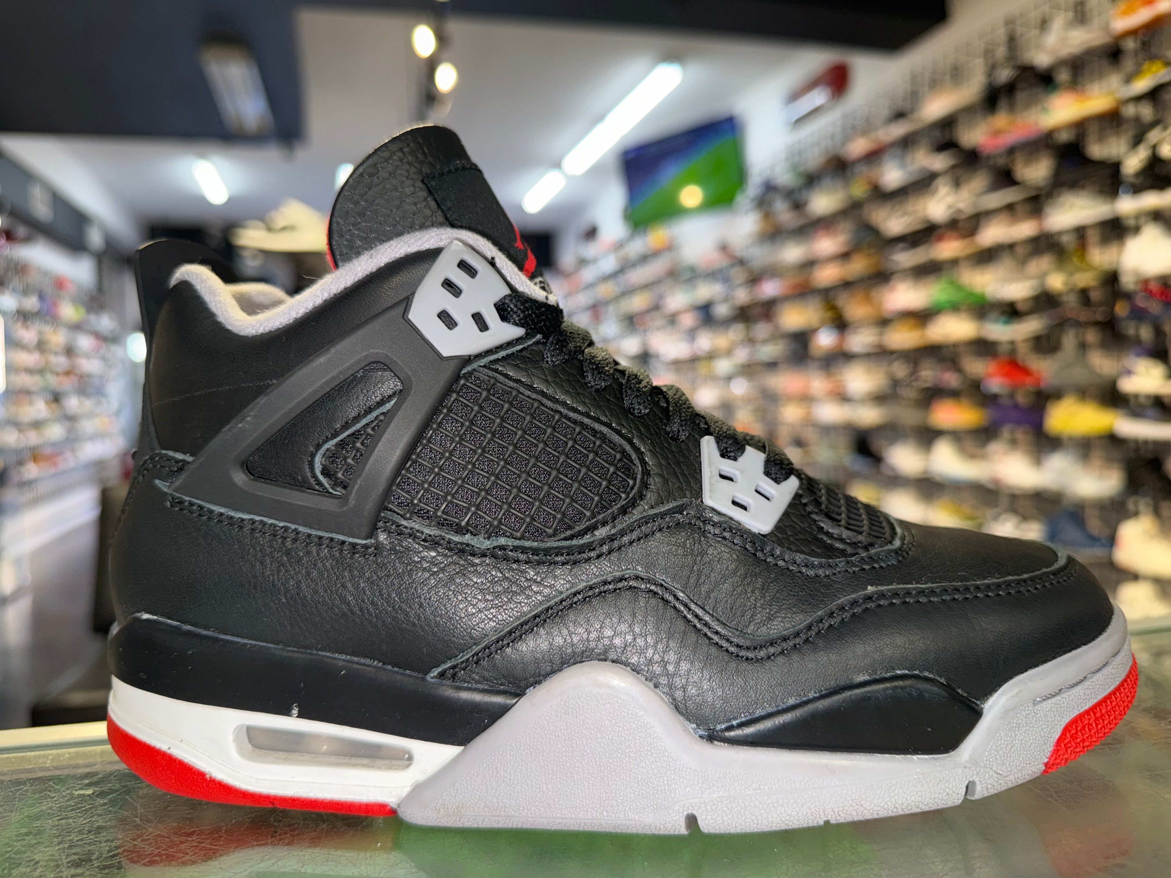 Size 6y Air Jordan 4 “Bred Reimagined”