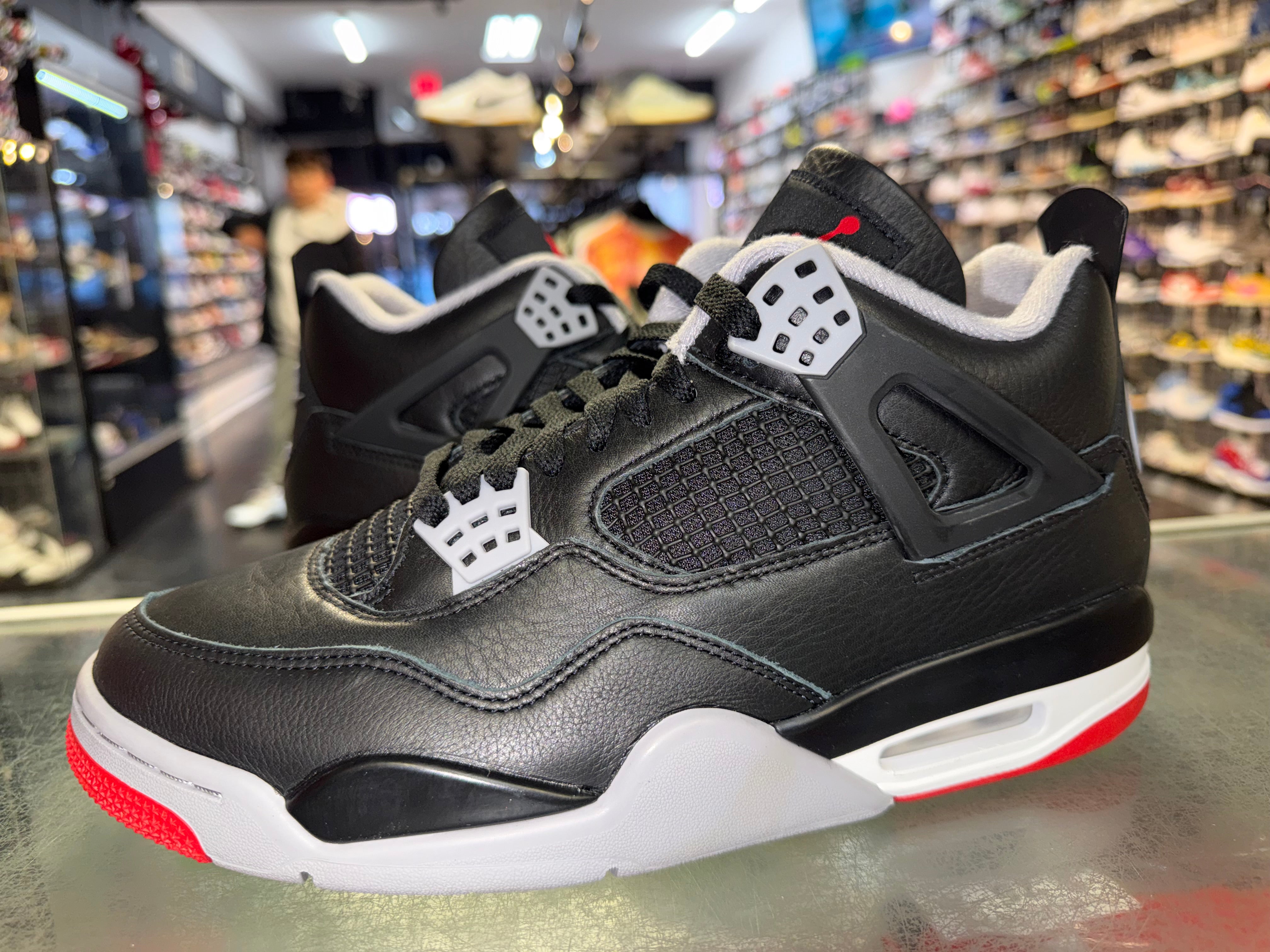 Size 9 Air Jordan 4 "Bred Reimagined"