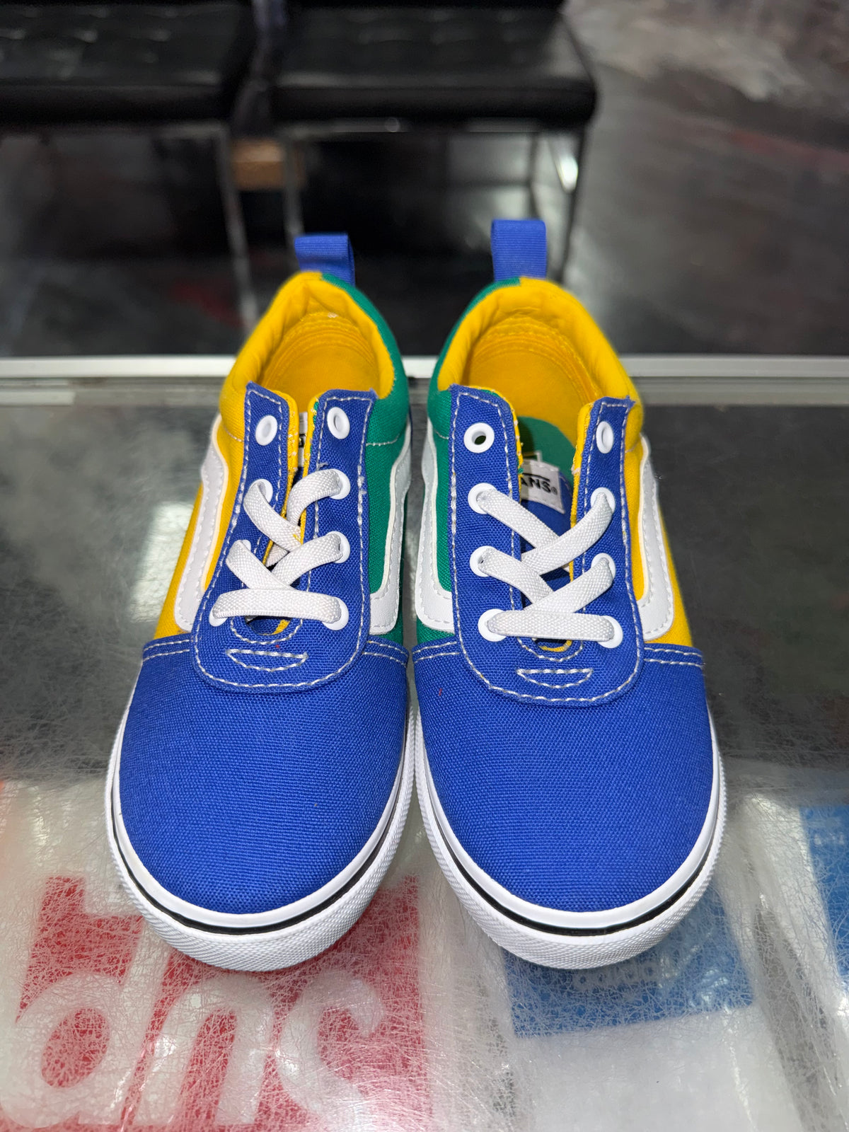 Size 10c Vans Slip On Low “Multicolor” Brand New (TD)