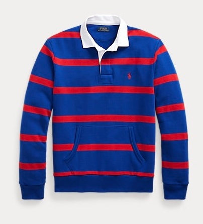 Size M Polo Ralph Lauren Fleece Sweater “Red/Blue” Worn 1x