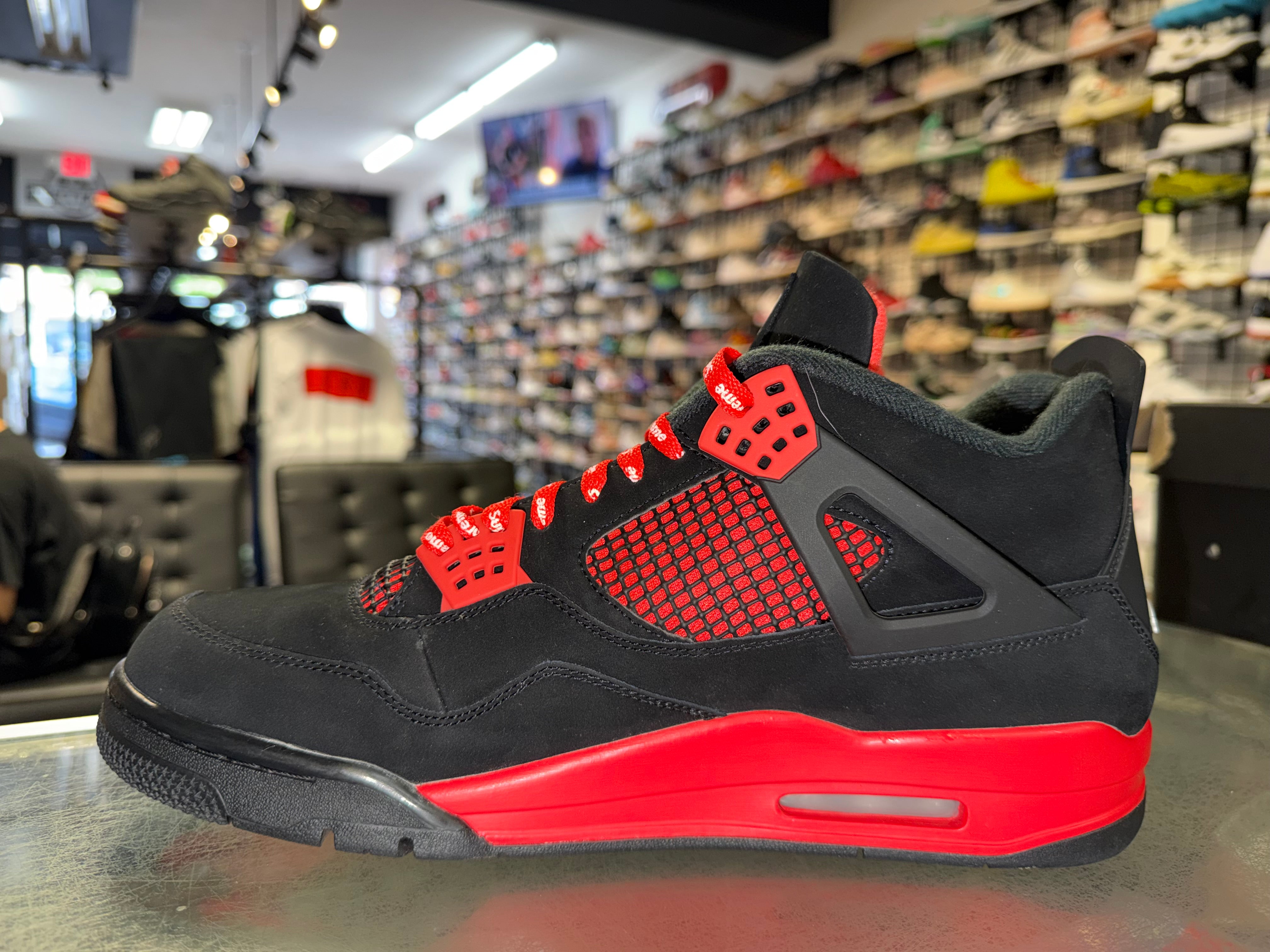 Size 13 Air Jordan 4 "Red Thunder"