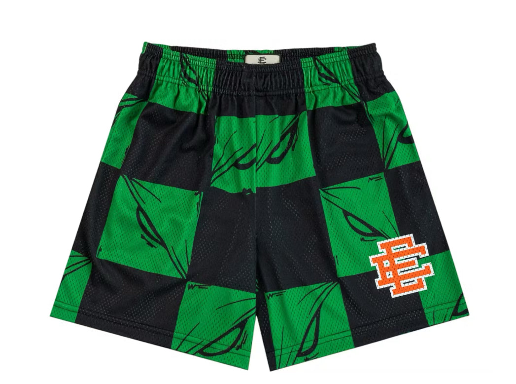 Size M Eric Emanuel x Matty Boy EE Shorts “99 Eyes Slime” Brand New
