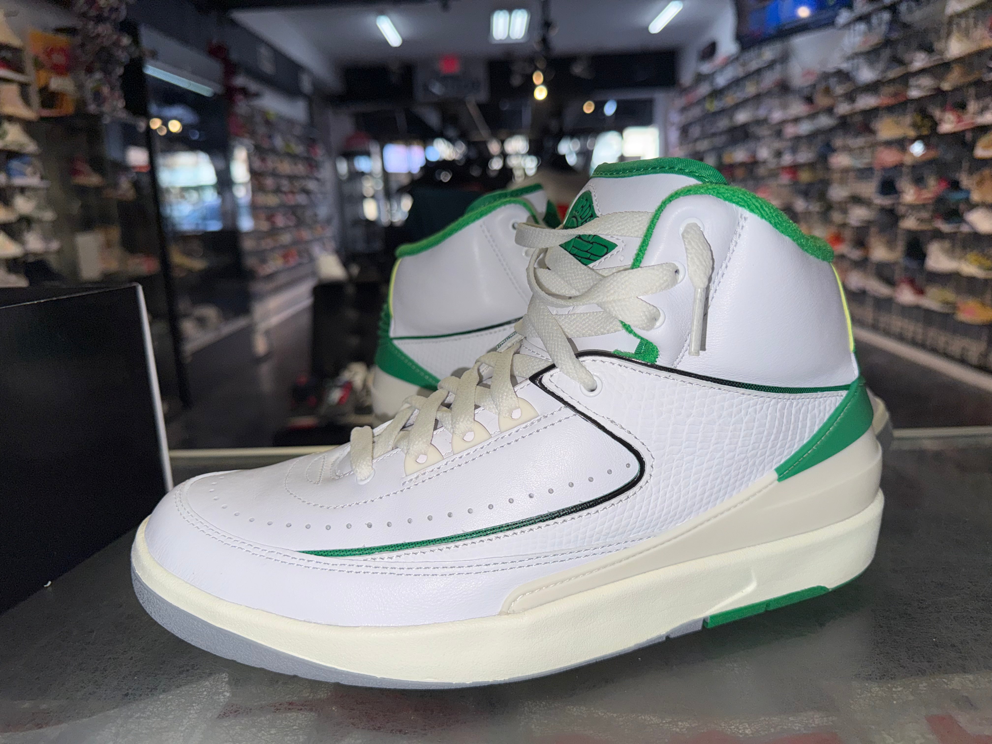Size 9.5 Air Jordan 2 "Lucky Green"