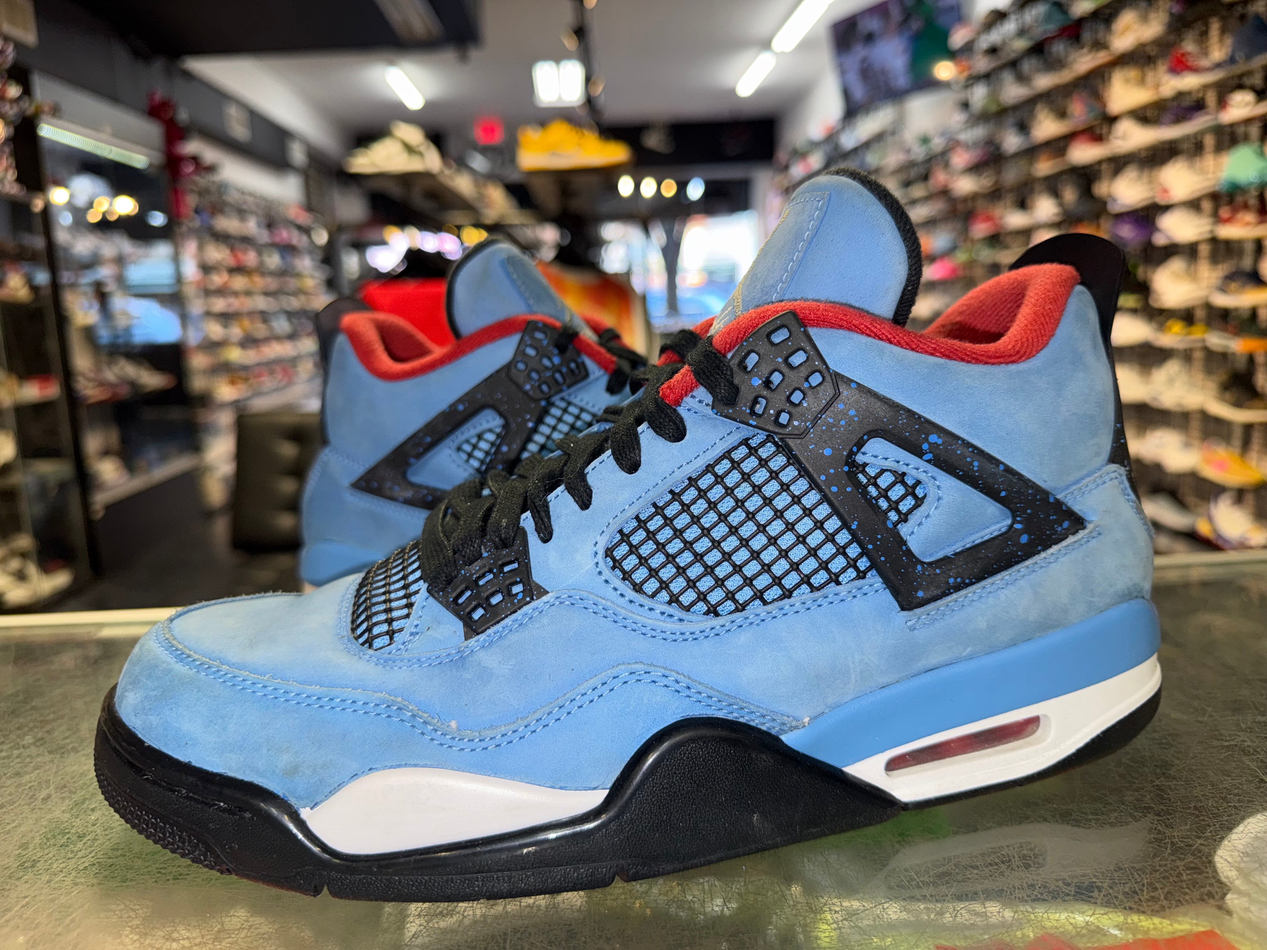 Size 10.5 Air Jordan 4 Travis Scott "Cactus Jack"