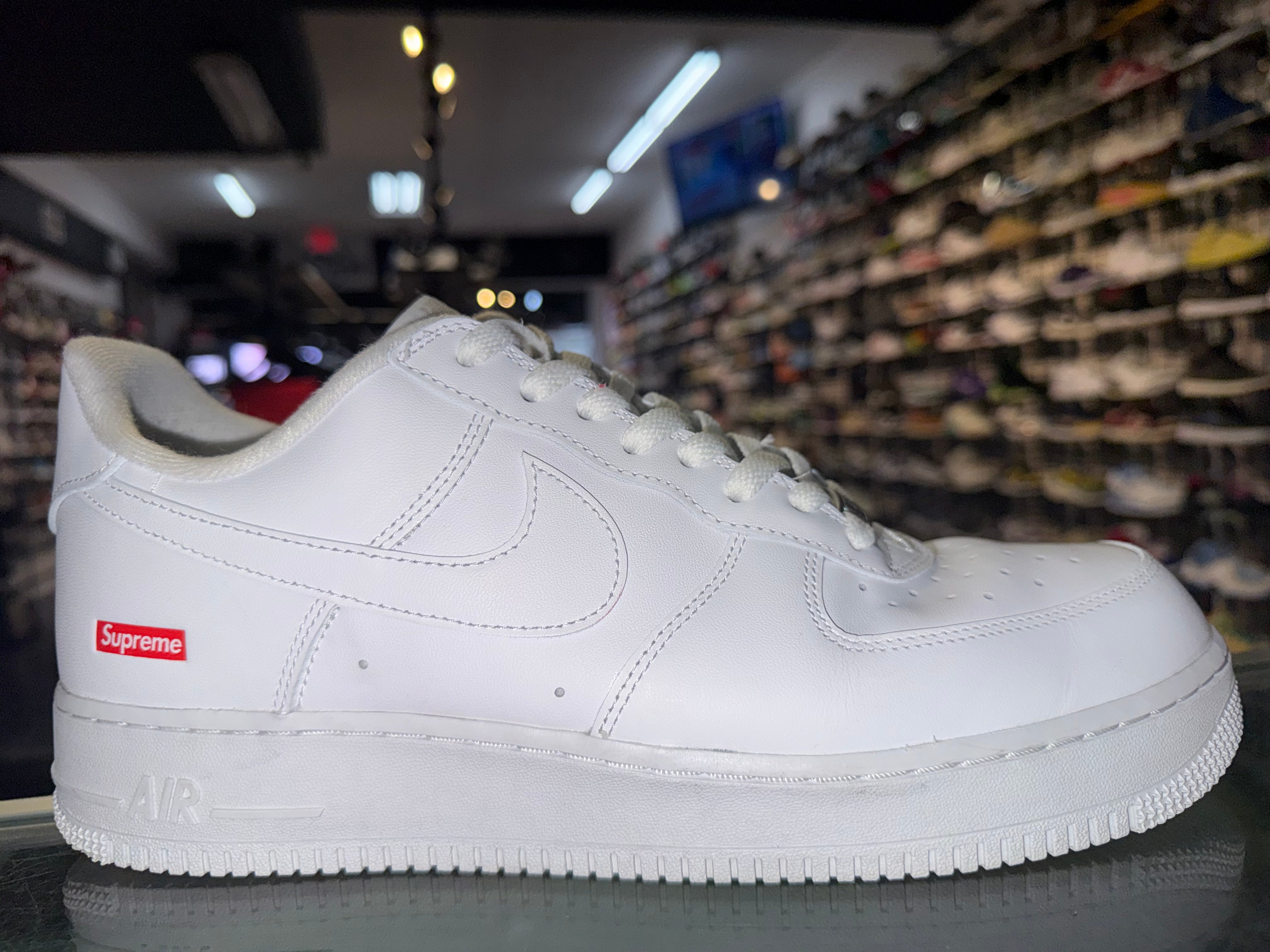 Size 11 Air Force 1 Supreme "White"