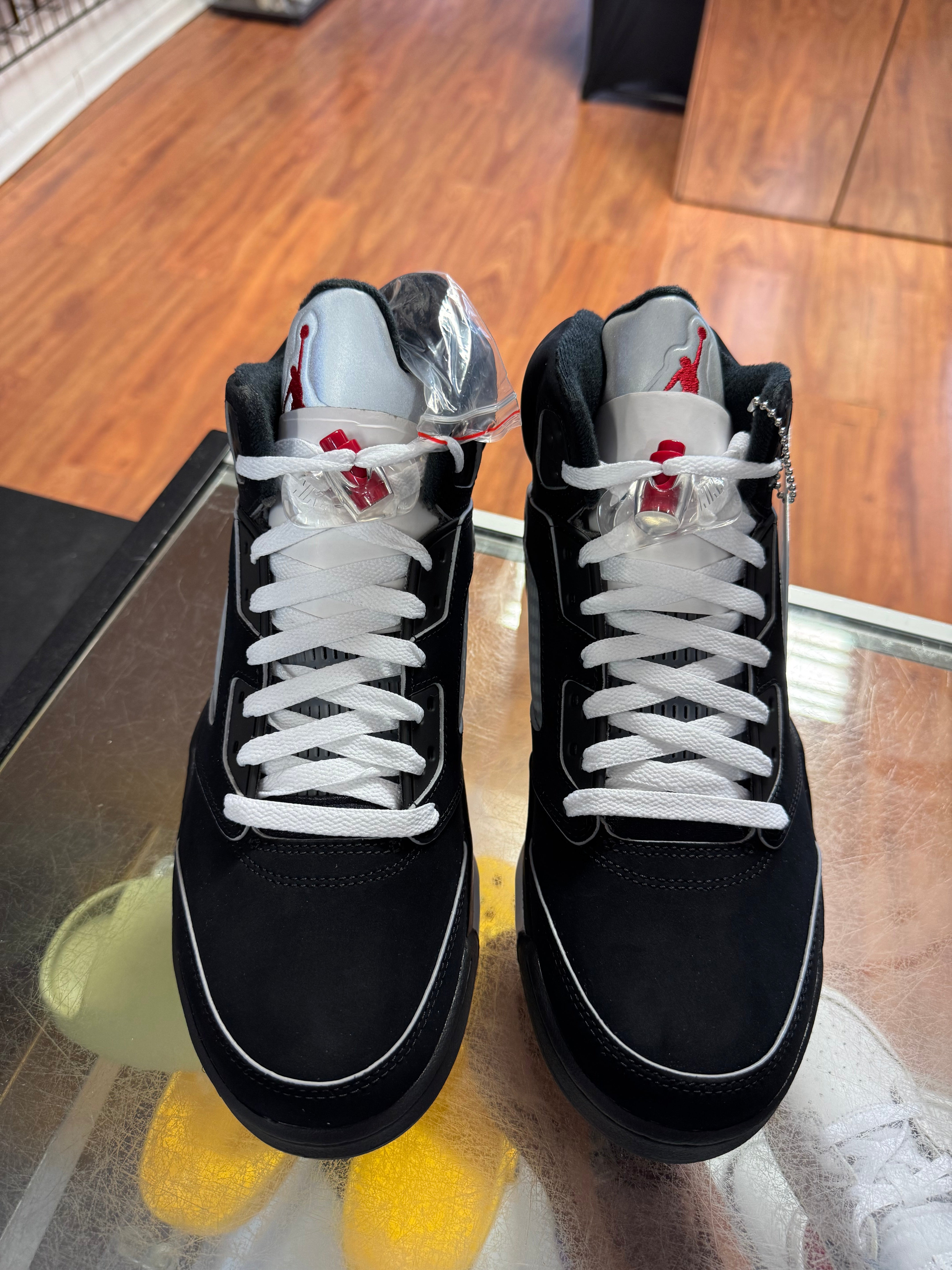 Size 8.5 Air Jordan 5 "Black Metallic Reimagined" Brand New