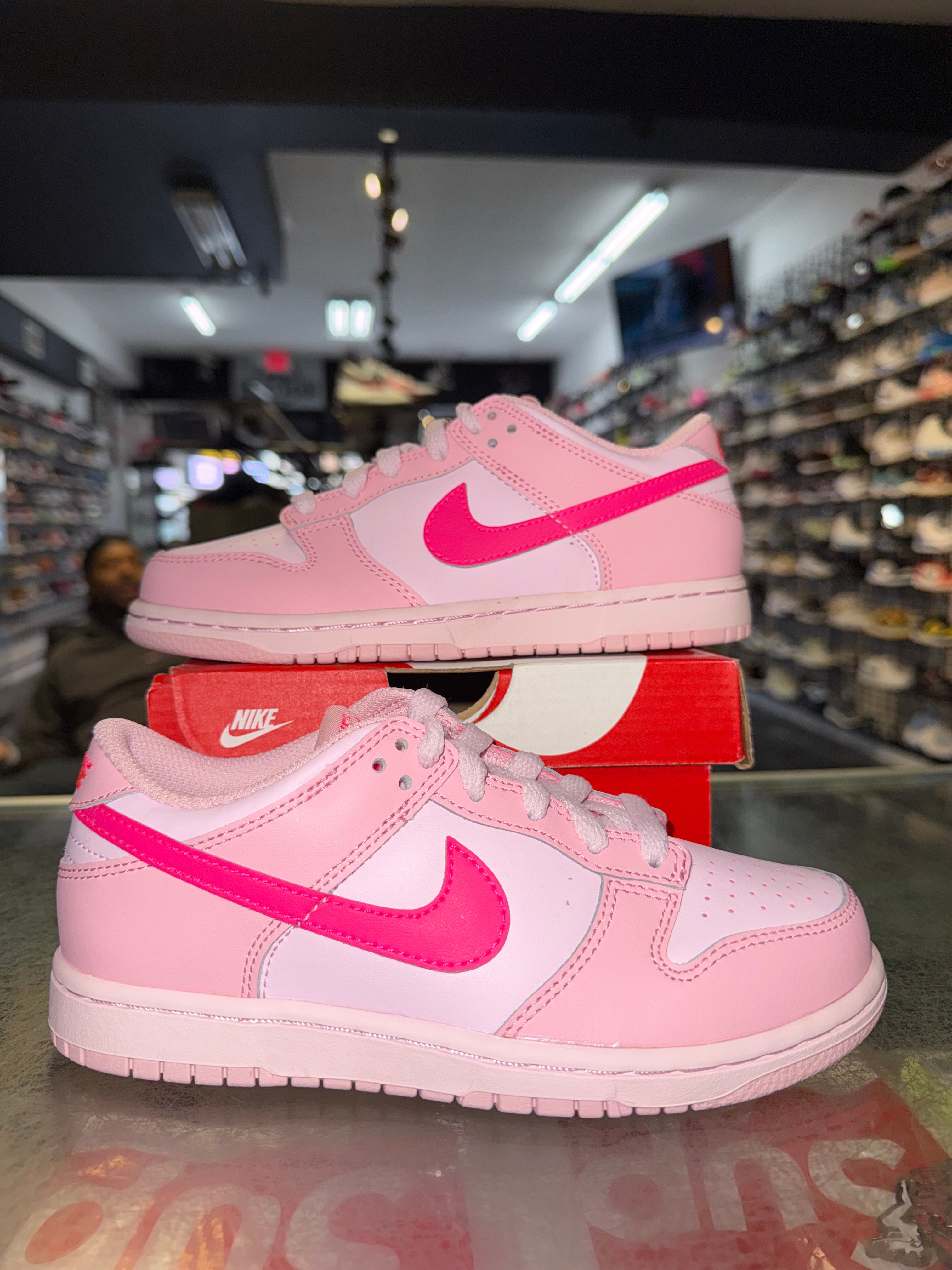 Size 1.5y Dunk Low "Triple Pink" Brand New