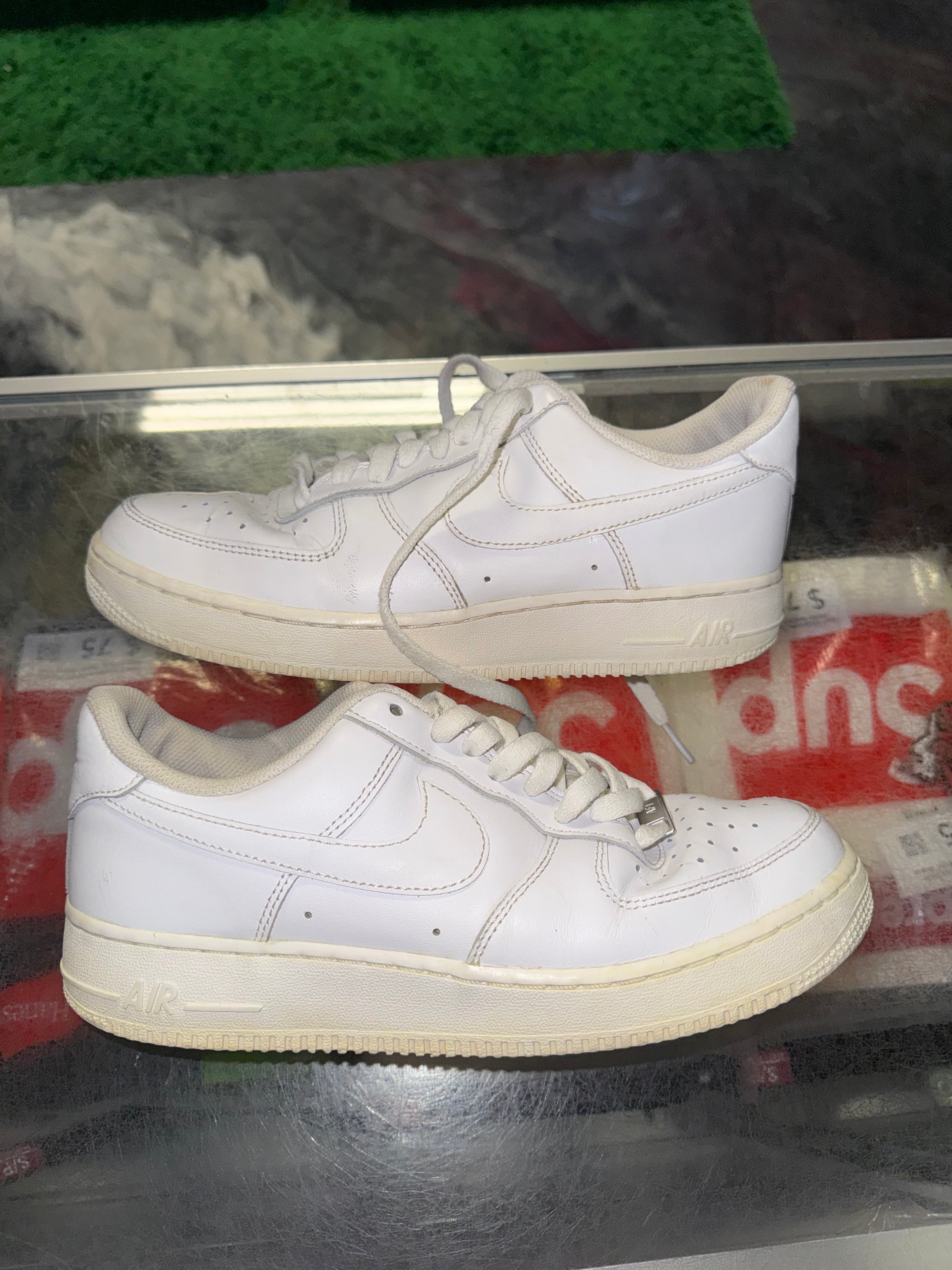 Size 8 AF1 "White" - NB