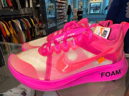 Size 10.5 Zoom Fly Off-White “Pink” Worn 1x (Mall)