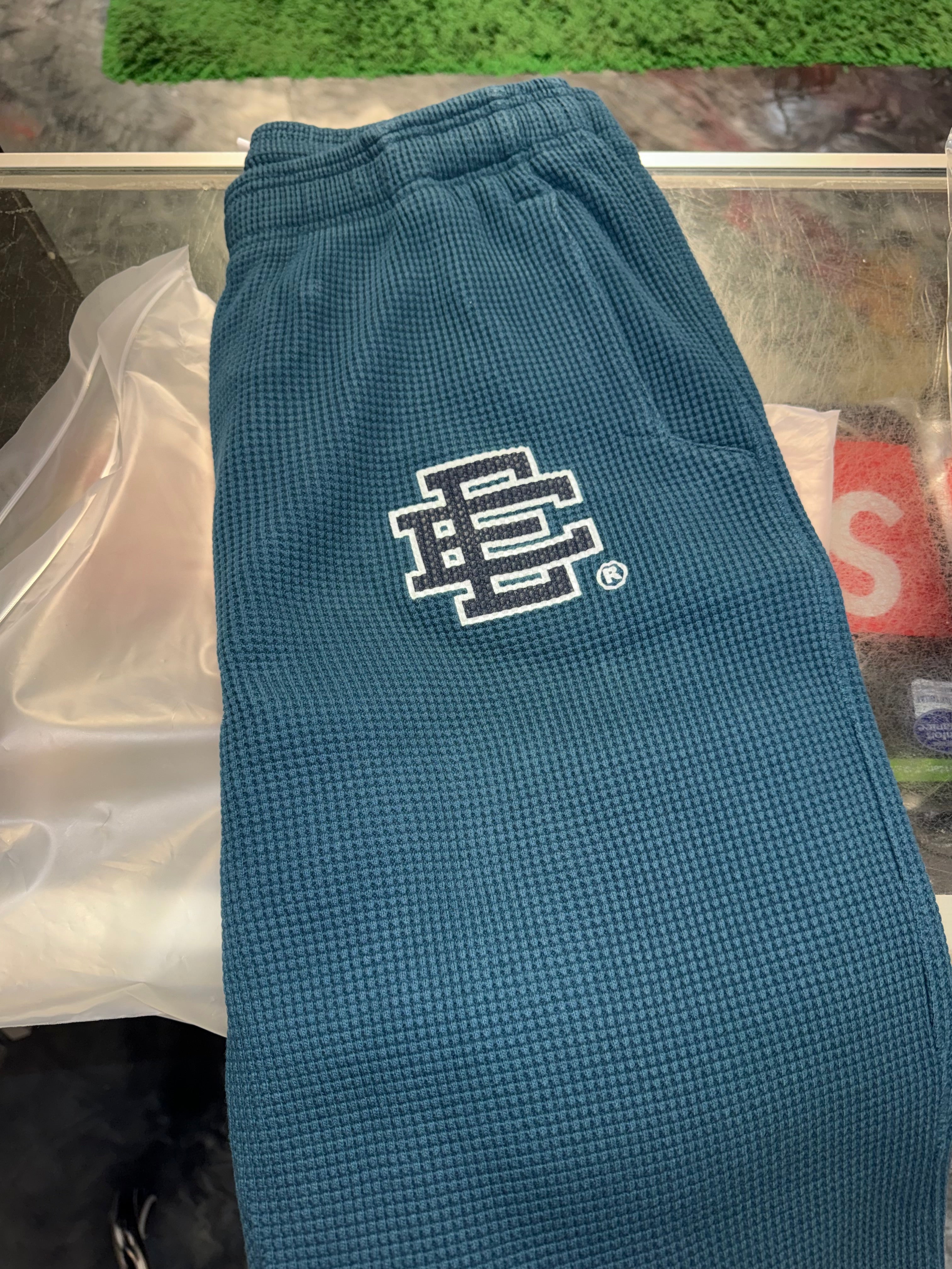 Size L Eric Emanuel EE Thermal Pants “Blue” Brand New