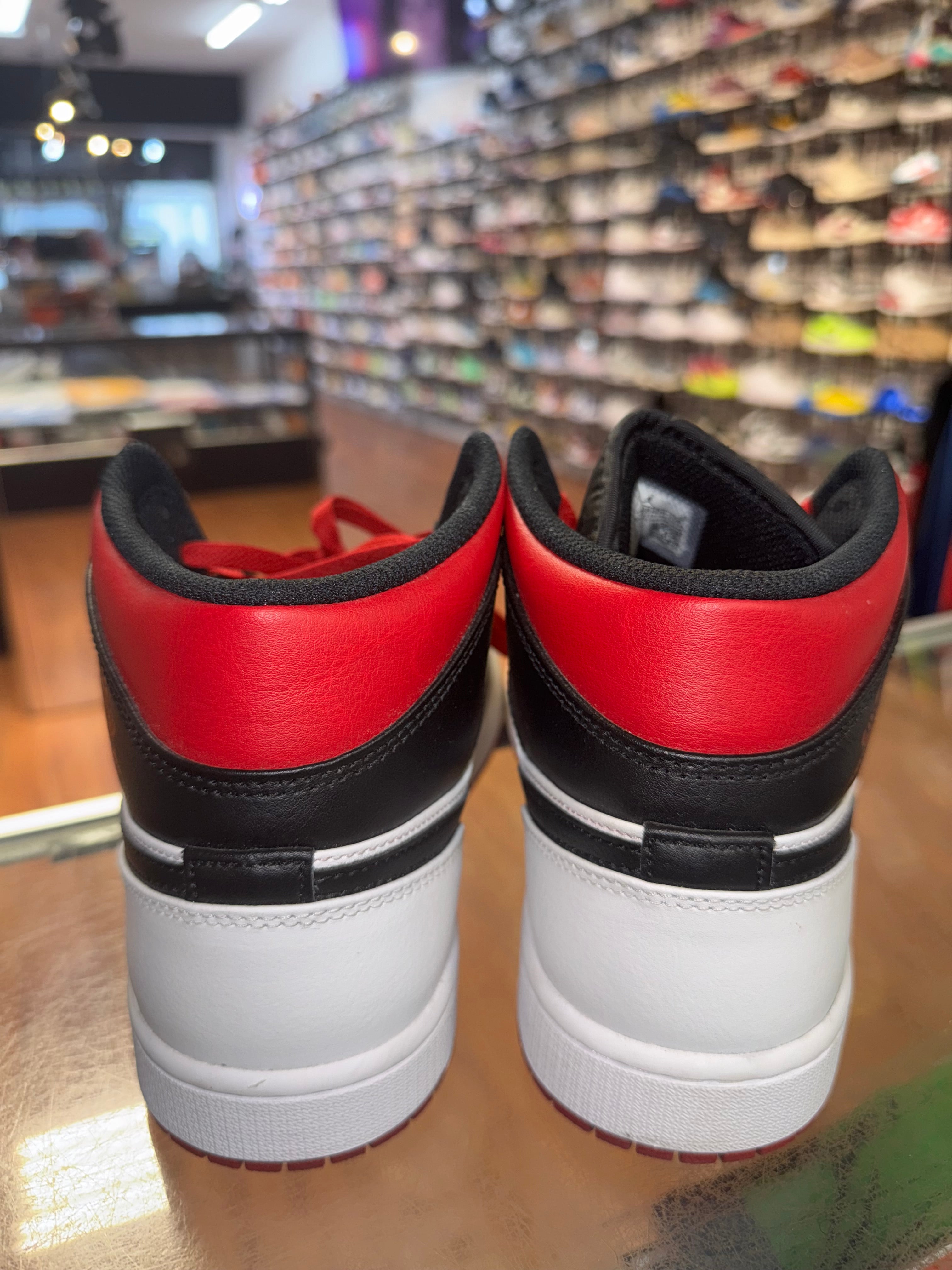 Size 9 Air Jordan 1 Mid “White Gym Red”