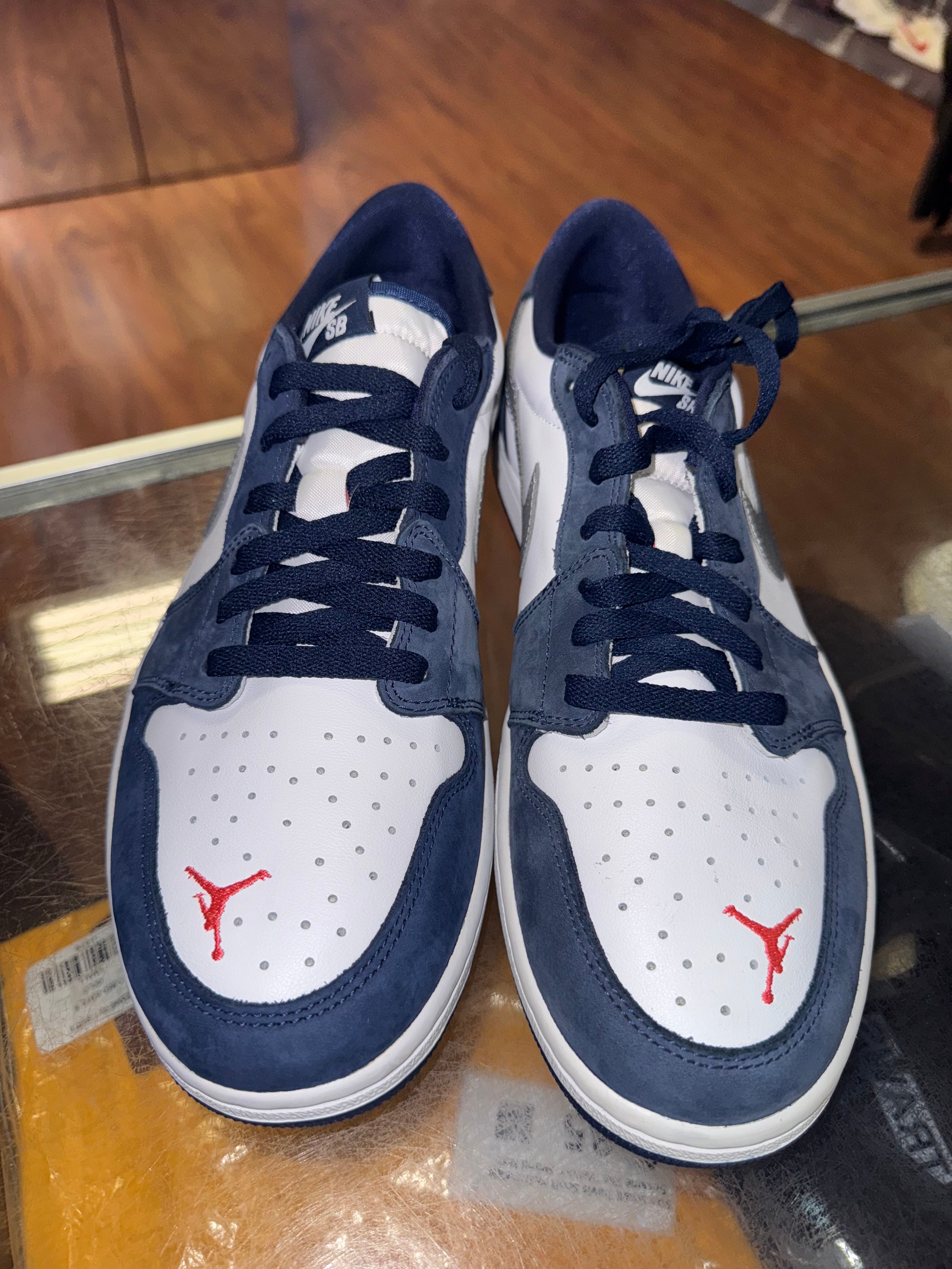 Size 11 Air Jordan 1 Low SB X Eric Koston "Midnight Navy" Brand New