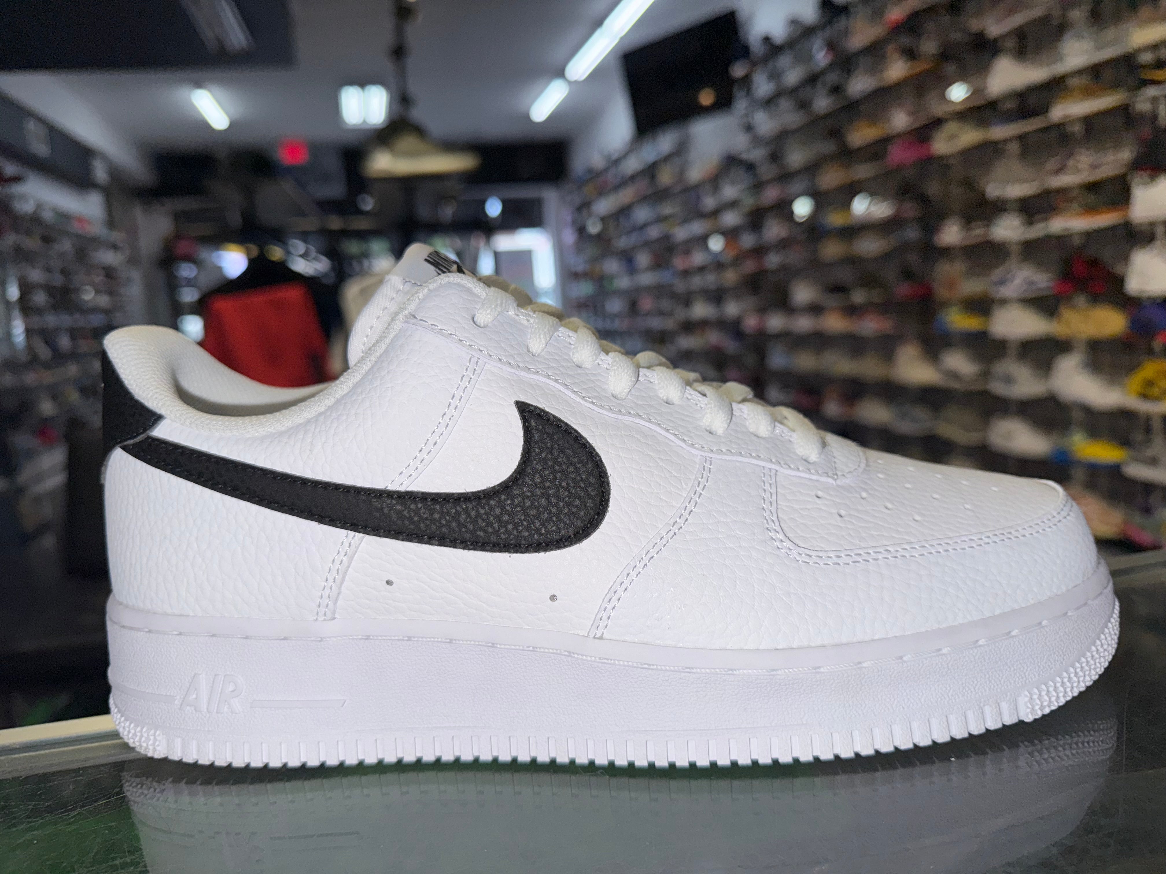 Size 10.5 Air Force 1 “White Black” Worn 1x