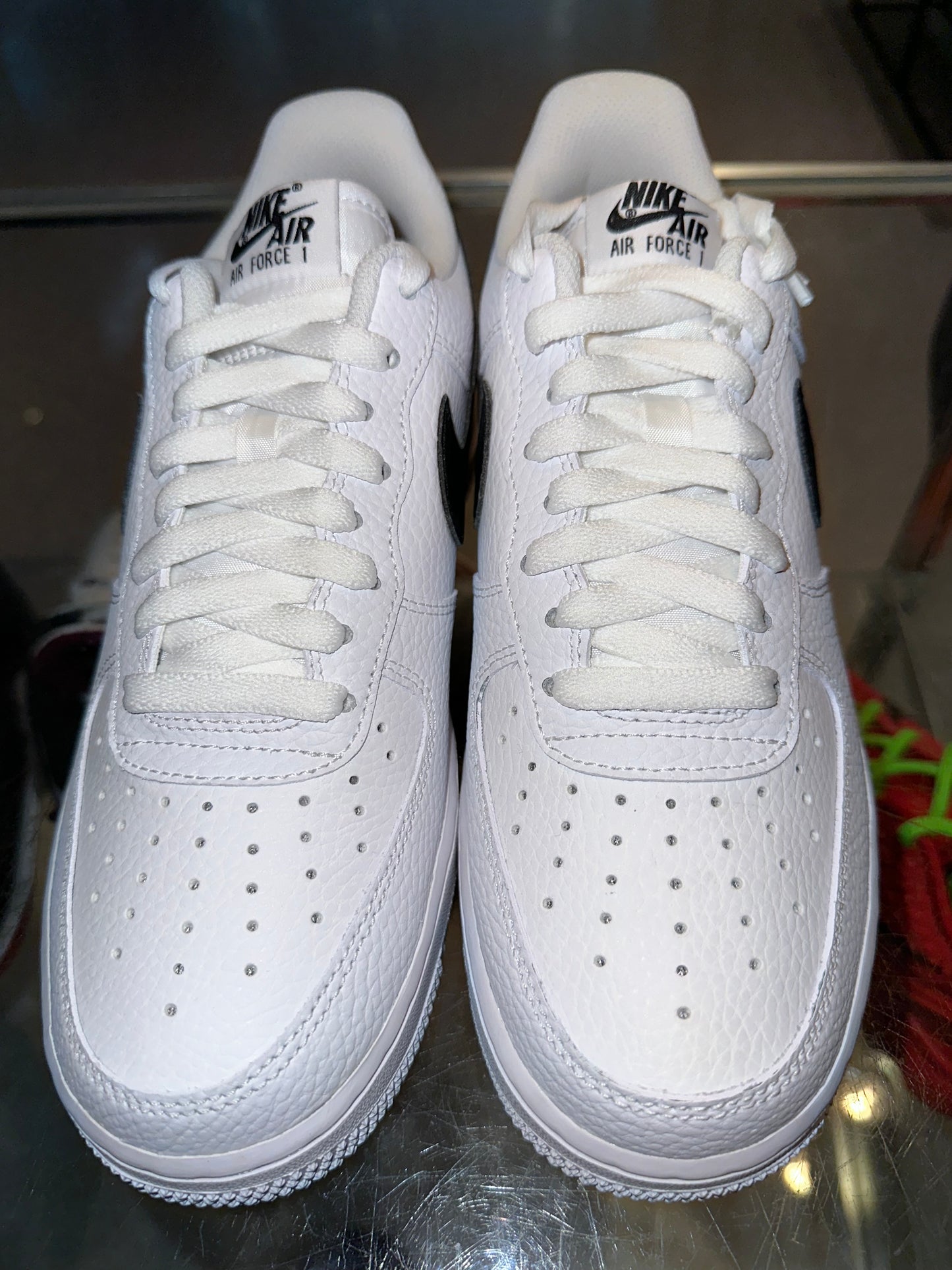 Size 7.5 Air Force 1 Low “Black White” Brand New (Mall)