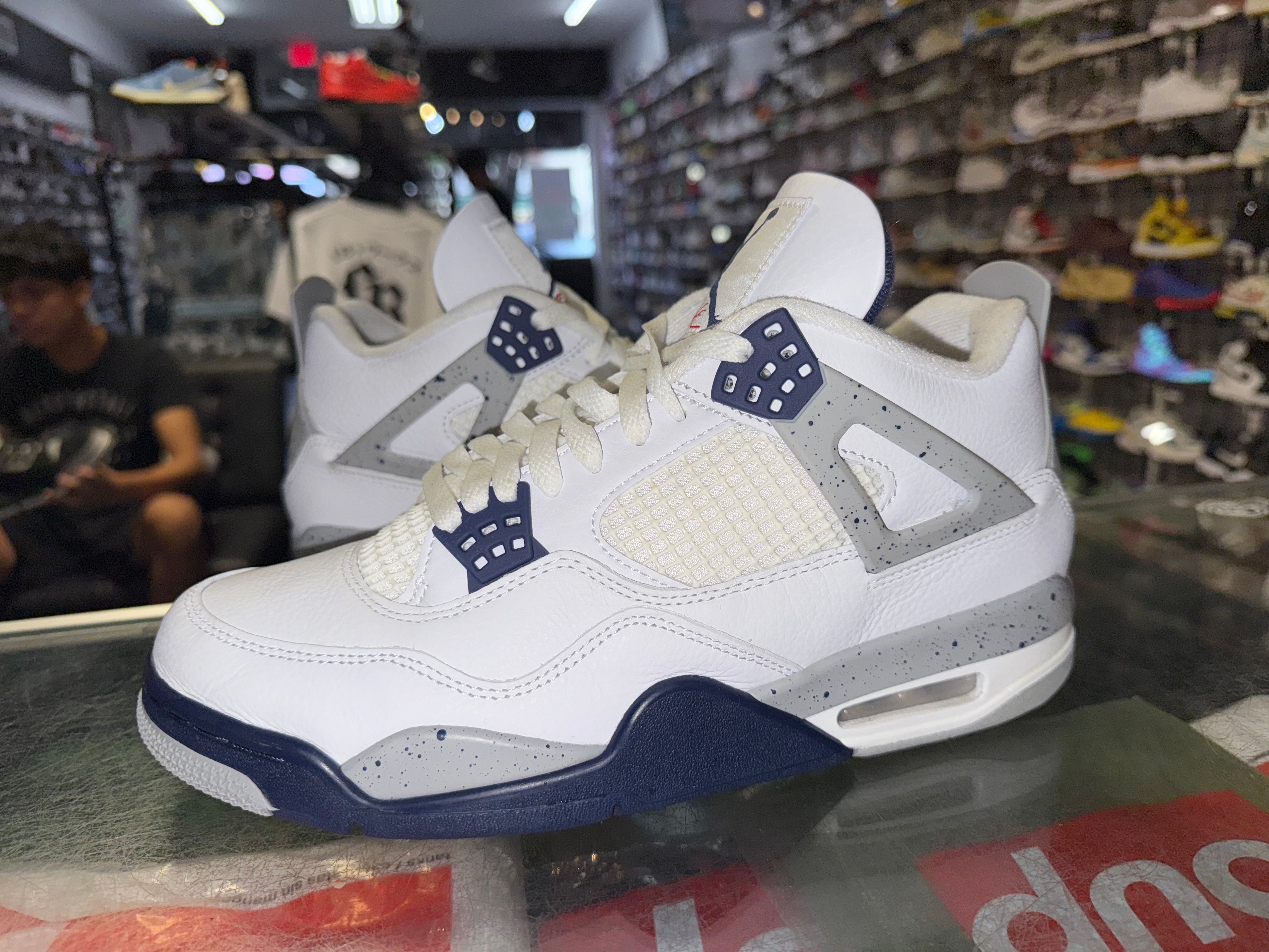 Size 10 Air Jordan 4 "Midnight Navy"