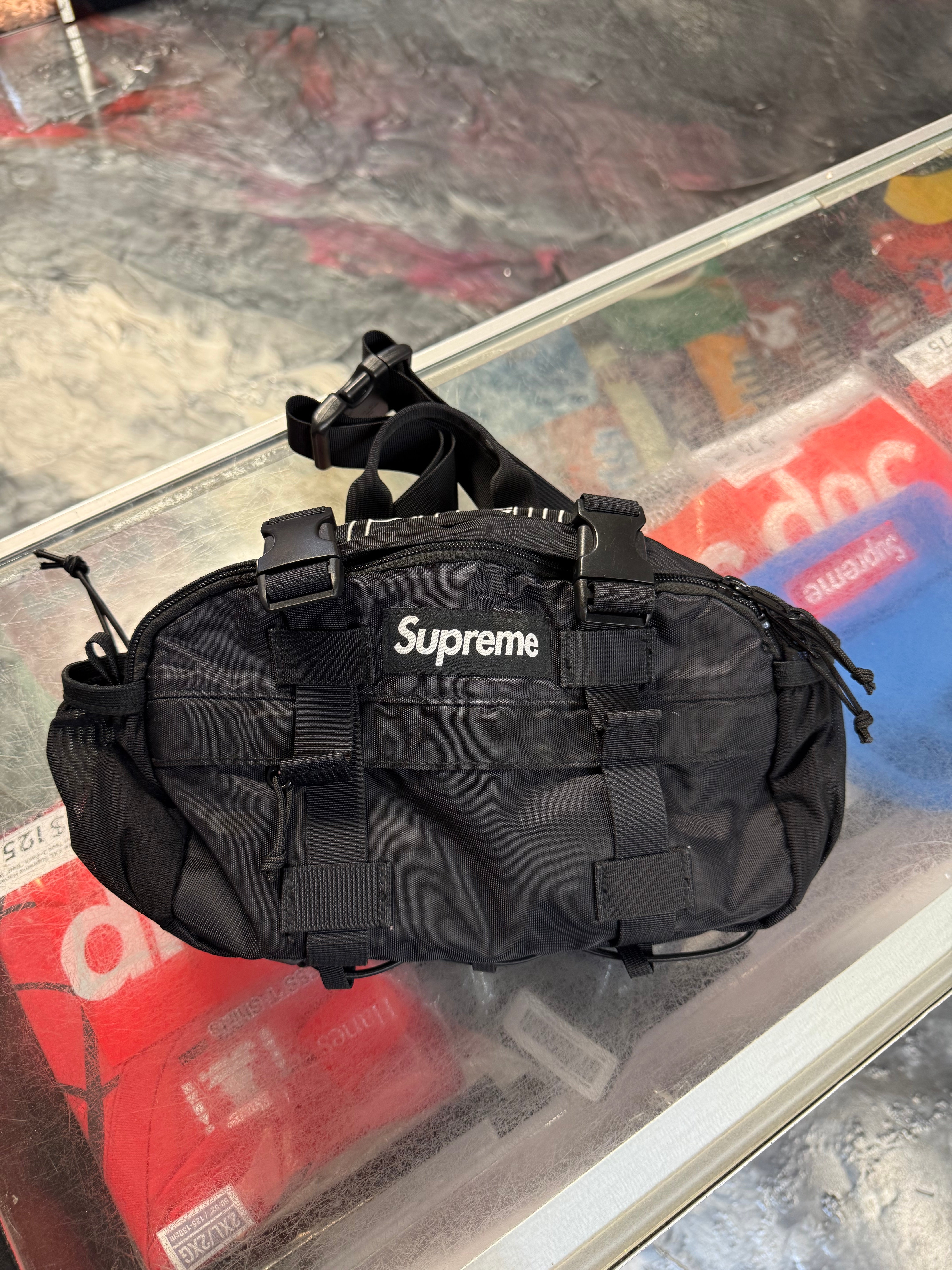 Size OS Supreme Utility Waist Bag (FW19) “Black” – Direct Kicks