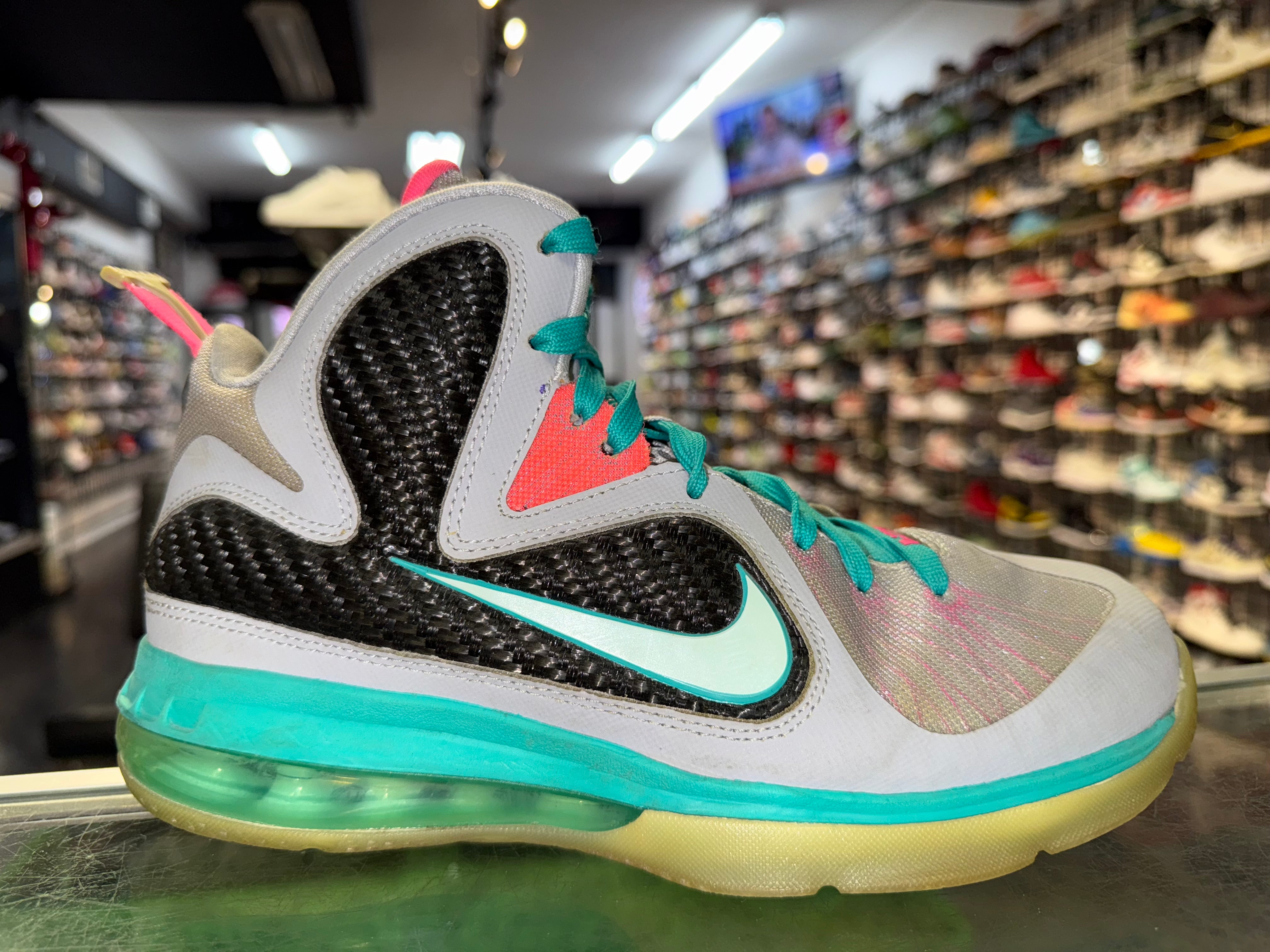 Size 6.5y Lebron 9 P.S Elite "South Beach"