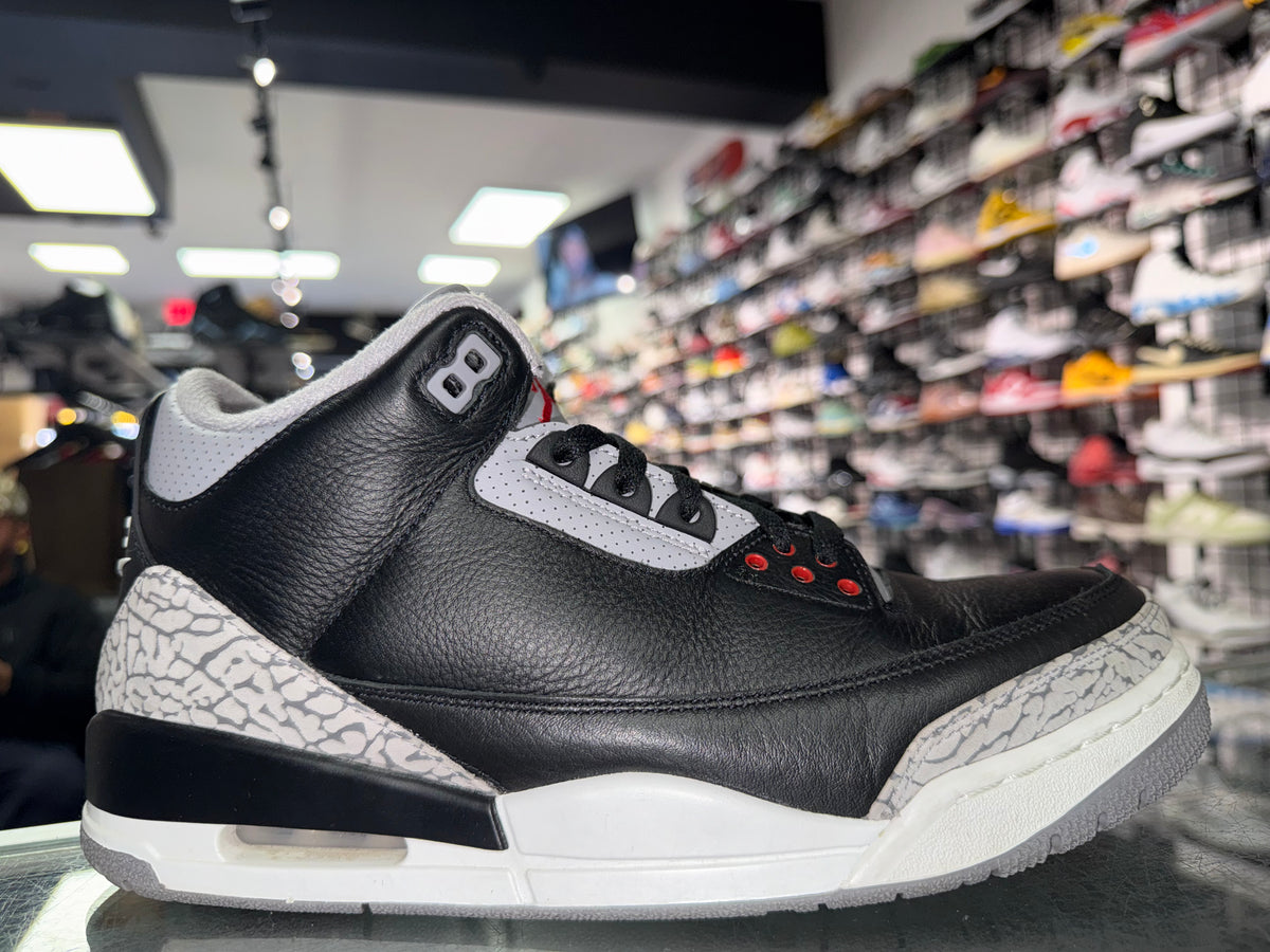 Size 10.5 Air Jordan 3 "Black Cement"