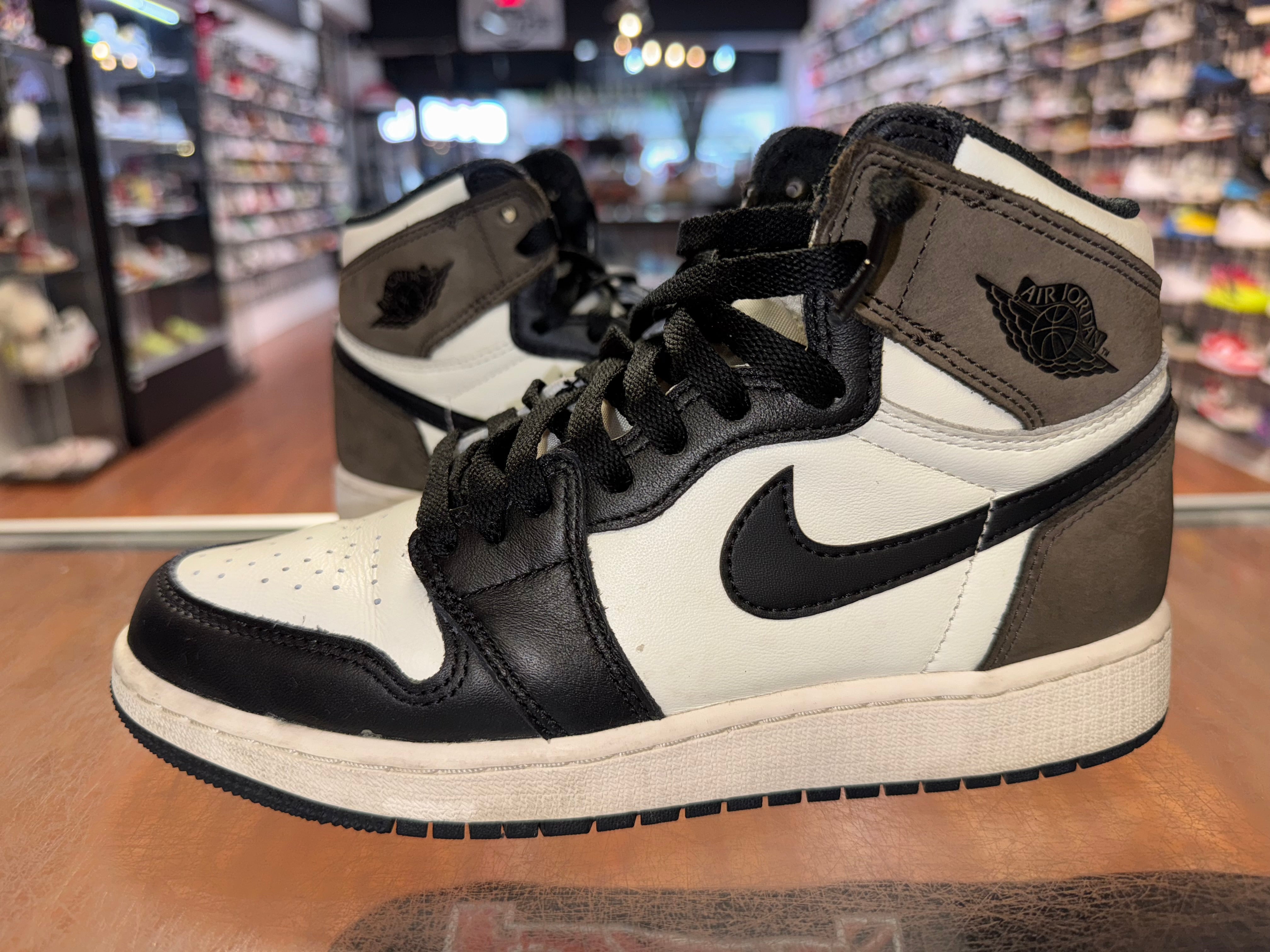 Size 5.5y Air Jordan 1 "Dark Mocha"