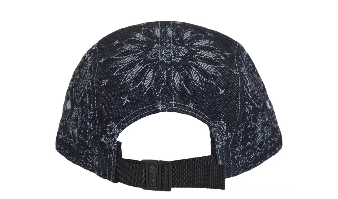 Size OS Supreme Denim Bandana Hat “Indigo” Brand New