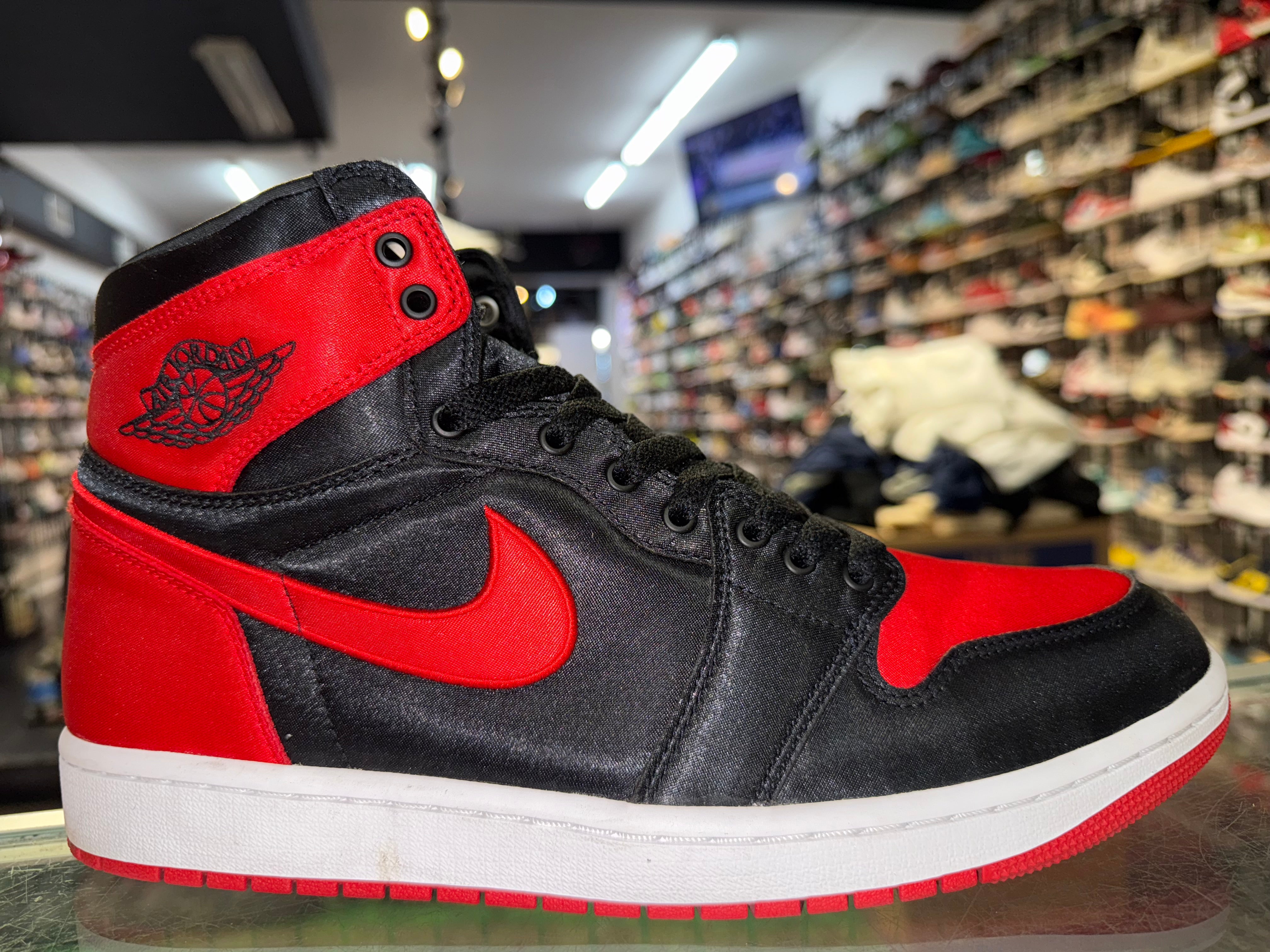 Size 10.5 Air Jordan 1 "Satin Bred"