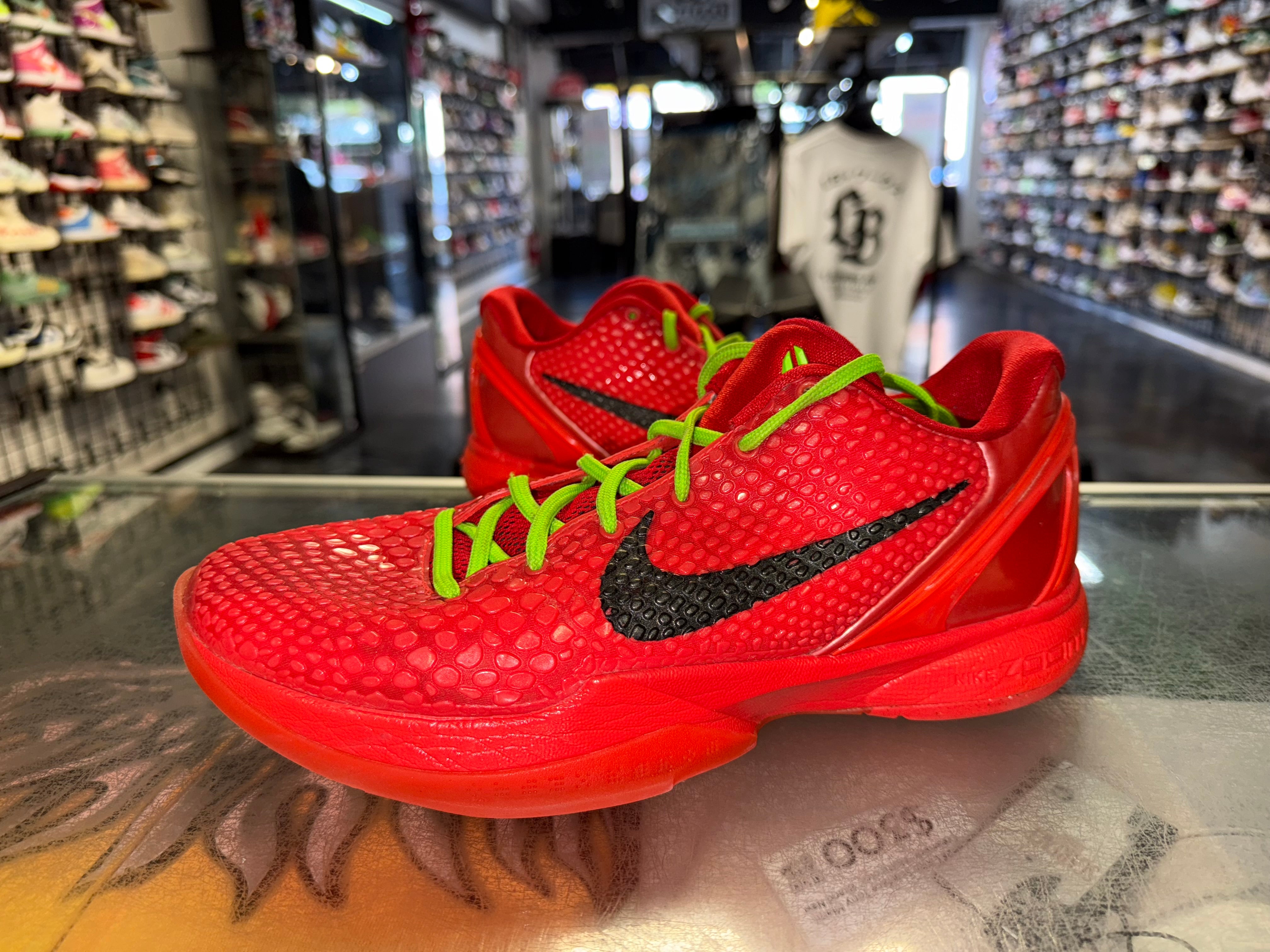 Size 9.5 Kobe 6 Protro "Reverse Grinch"