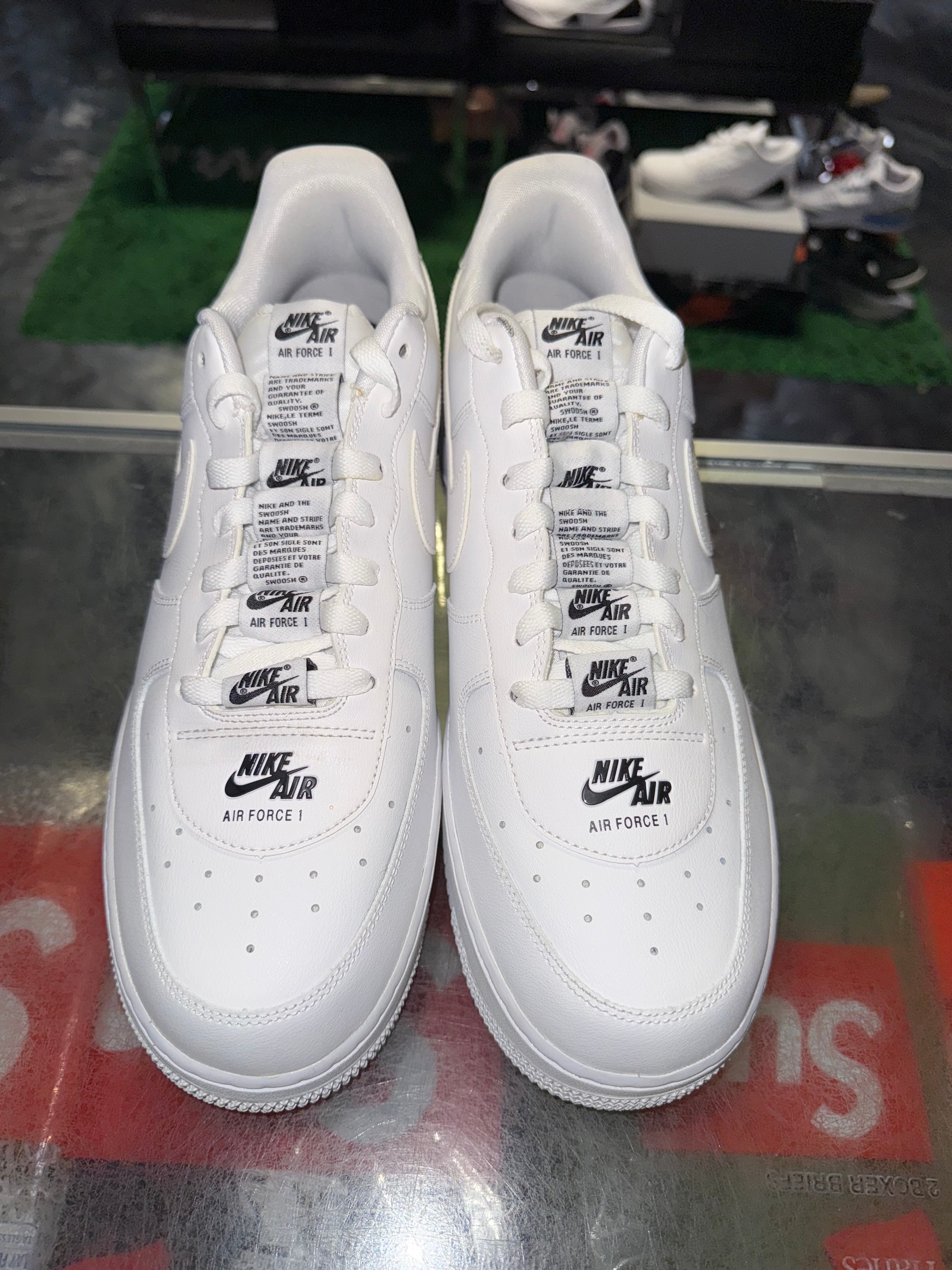 Size 12 Air Force 1 Double Air "White Black" Brand New