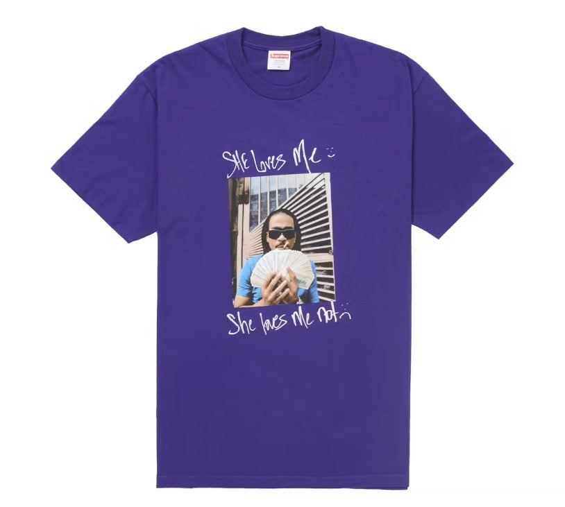 Size XL Supreme Max B Tee “Purple”