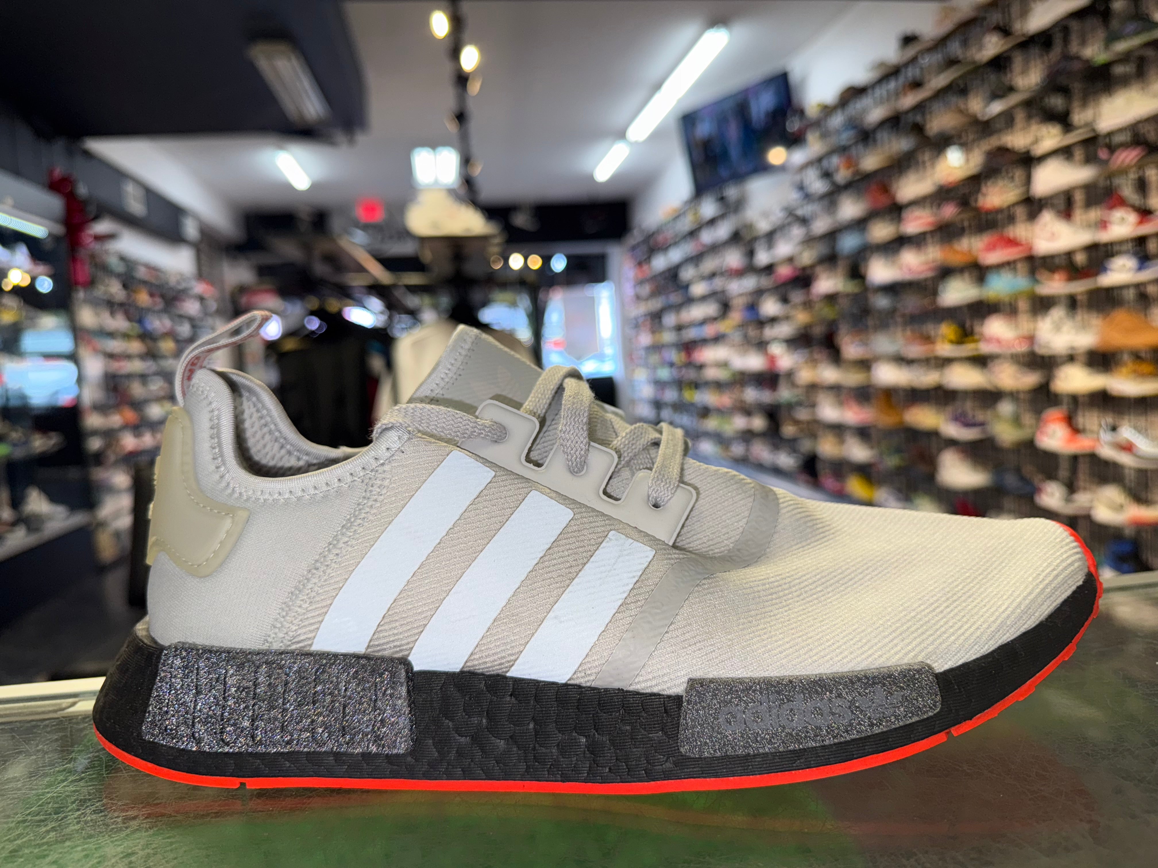 Size 11 Adidas NMD R1 "Black Grey Red"