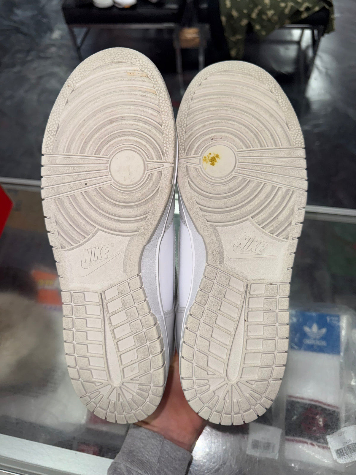 Nike Dunk High White Vast Grey sneaker, pre-owned, size 11 – view 7