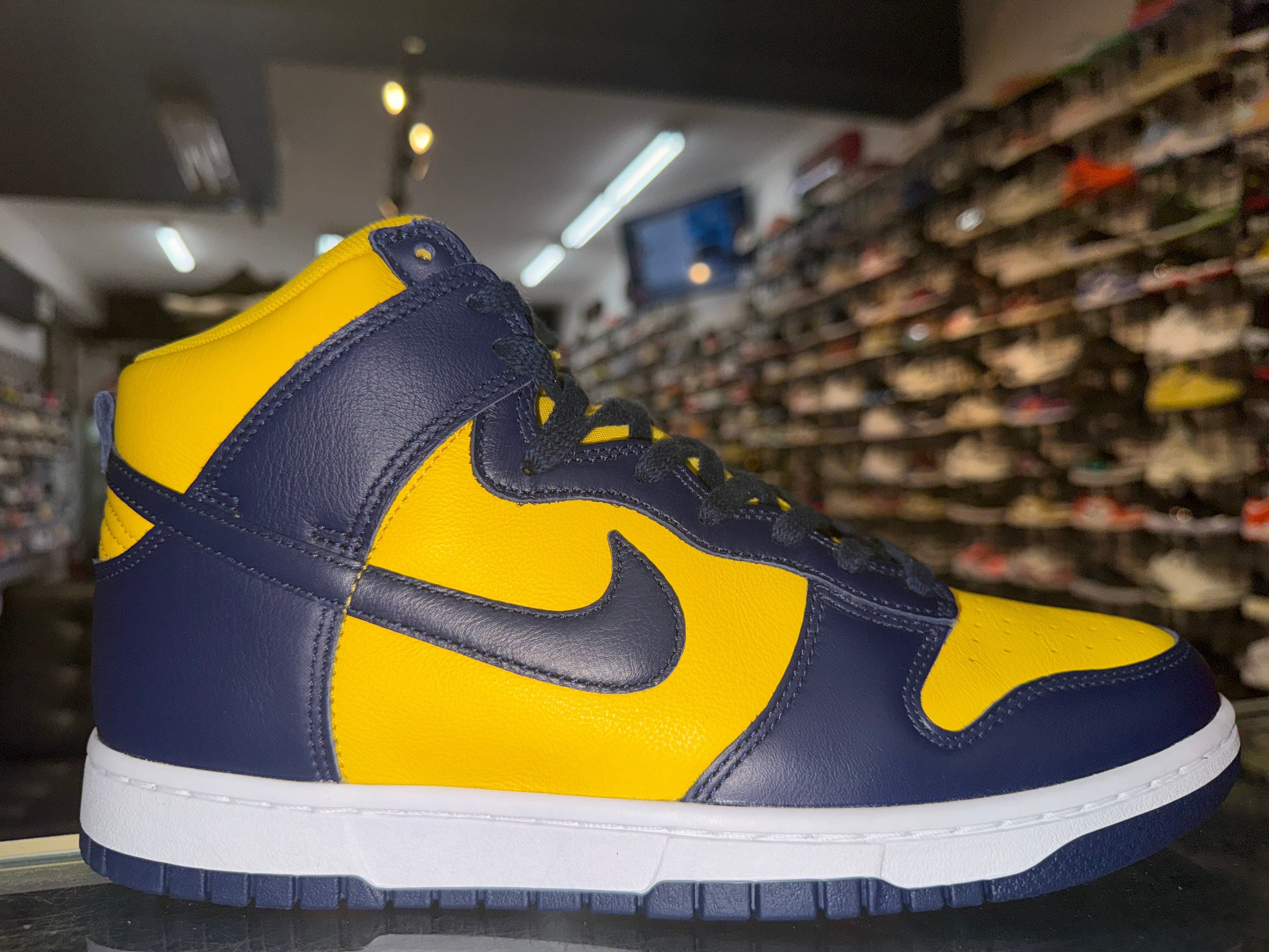 Size 9.5 Dunk High "Michigan" Brand New