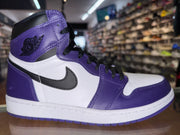 Size 8.5 Air Jordan 1 "Court Purple 2.0"