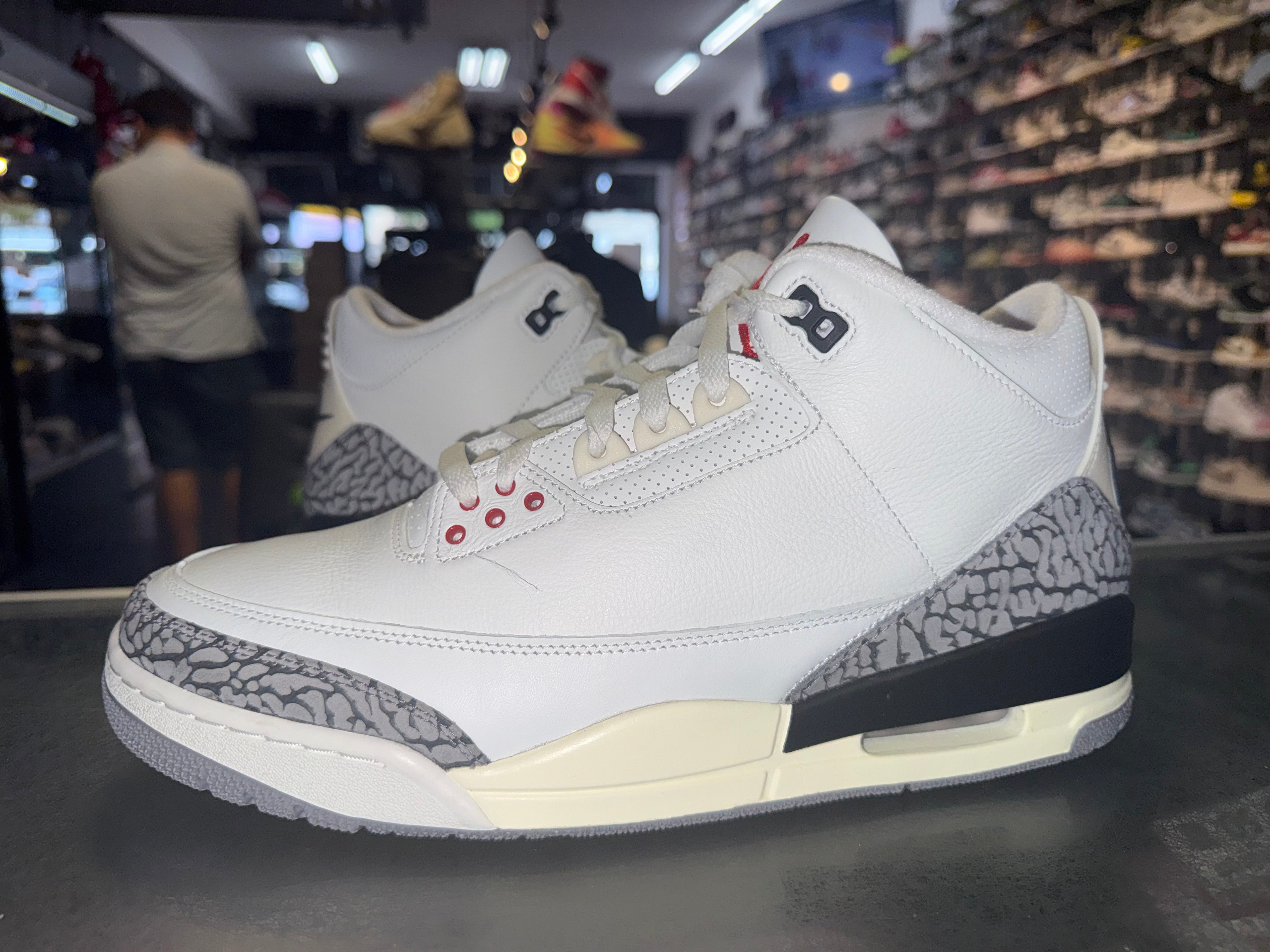 Size 12 Air Jordan 3 "White Cement Reimagined"