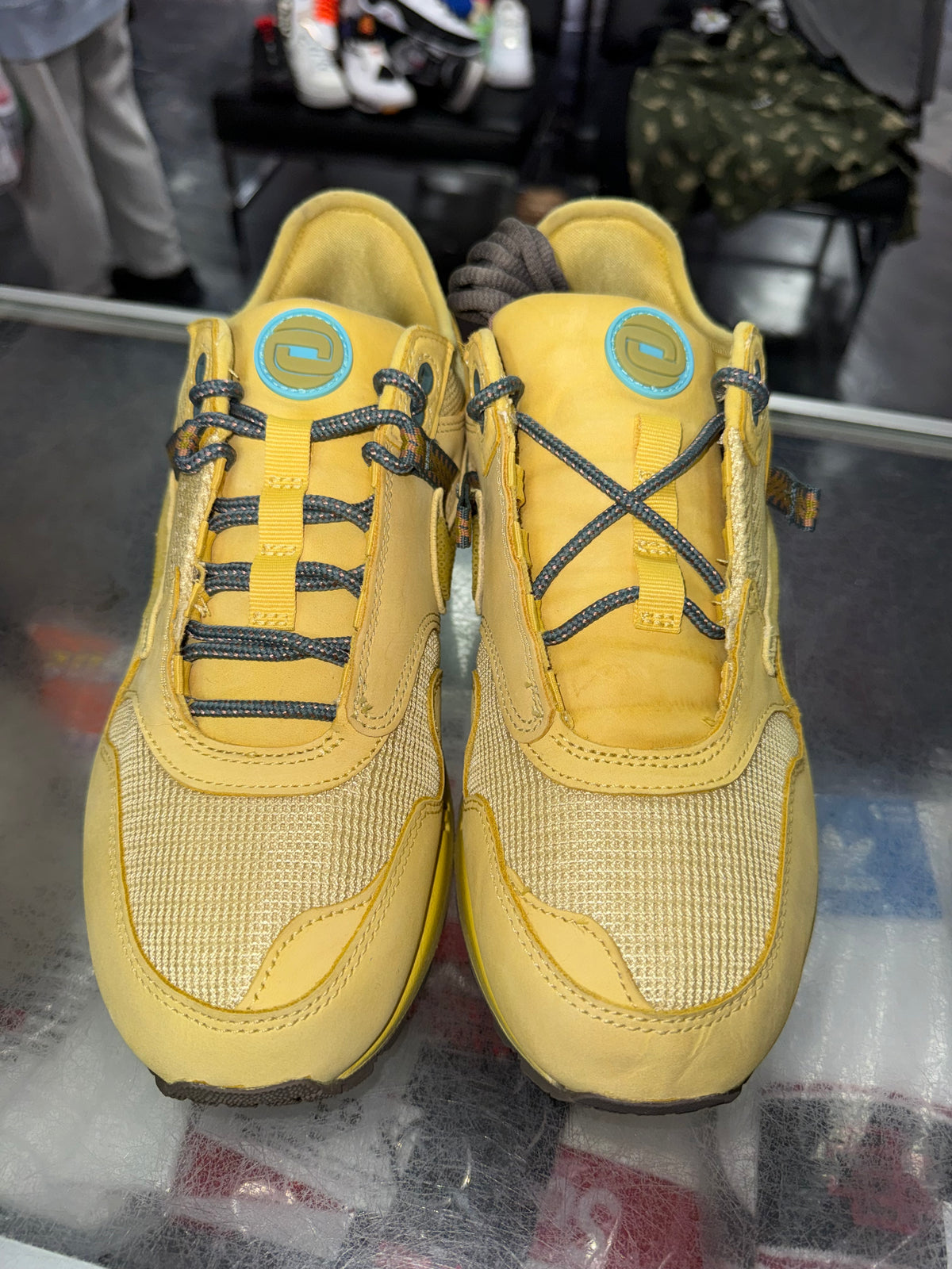 Nike Air Max 1 Travis Scott Cactus Jack Saturn Gold sneaker, pre-owned, size 10 – view 5