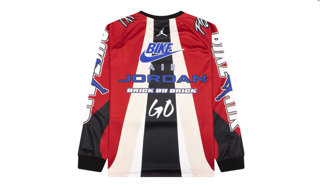 Size L Jordan x Nigel BMX Jersey “Cinnabar” Brand New