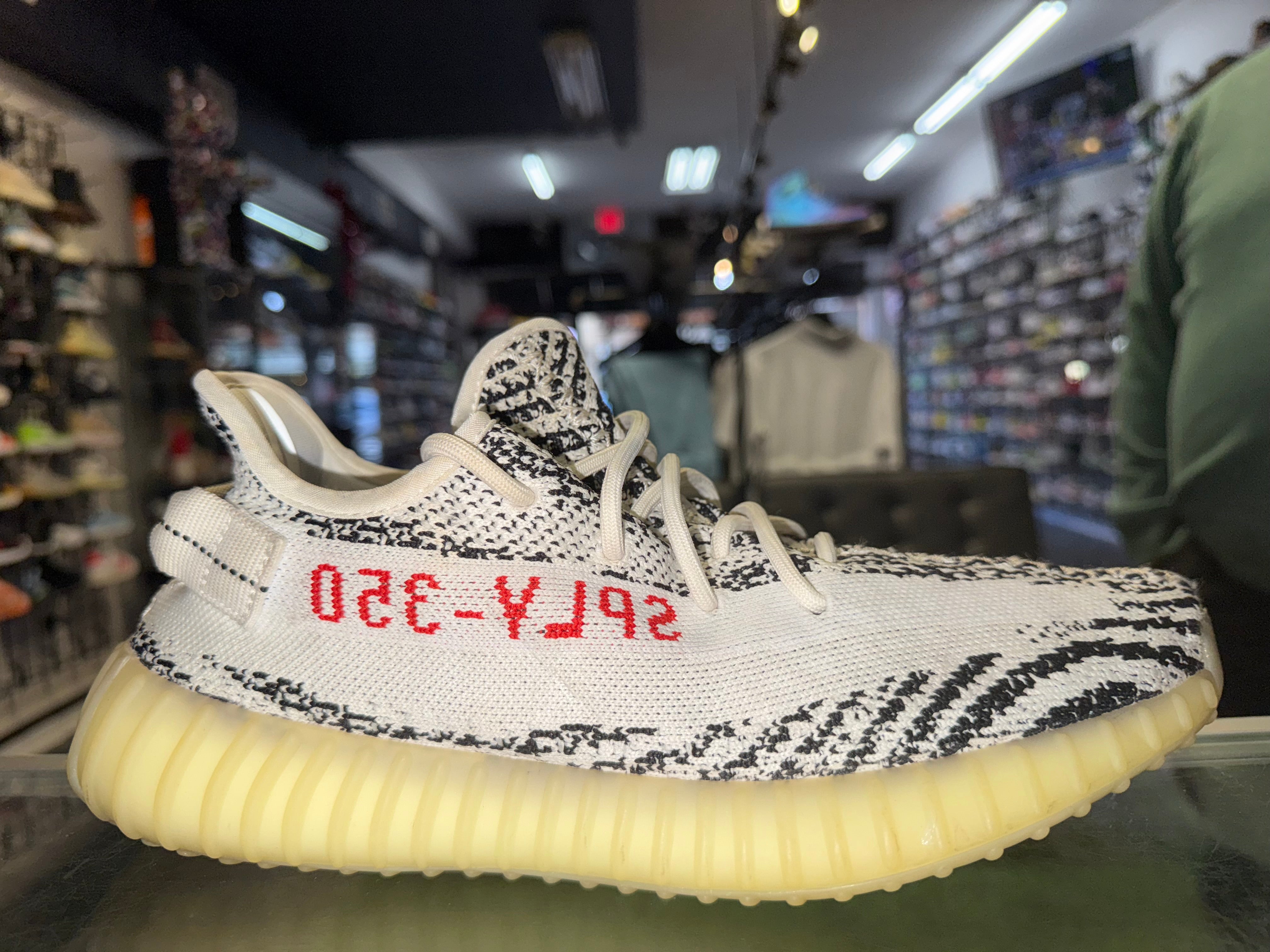 Size 9 Adidas Yeezy Boost 350 “Zebra”
