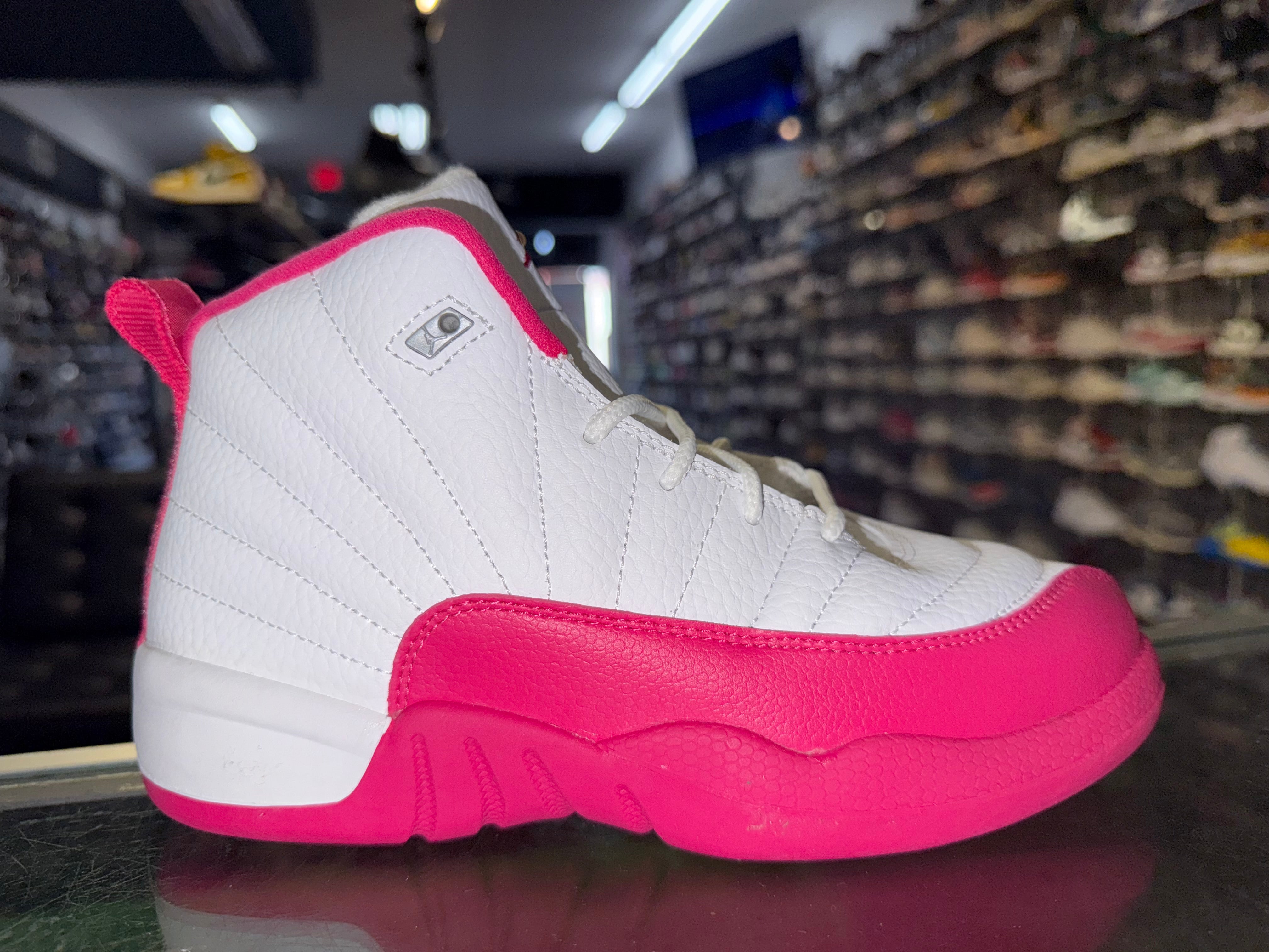 Size 2.5y Air Jordan 12 "Dynamic Pink" (PS) Brand New
